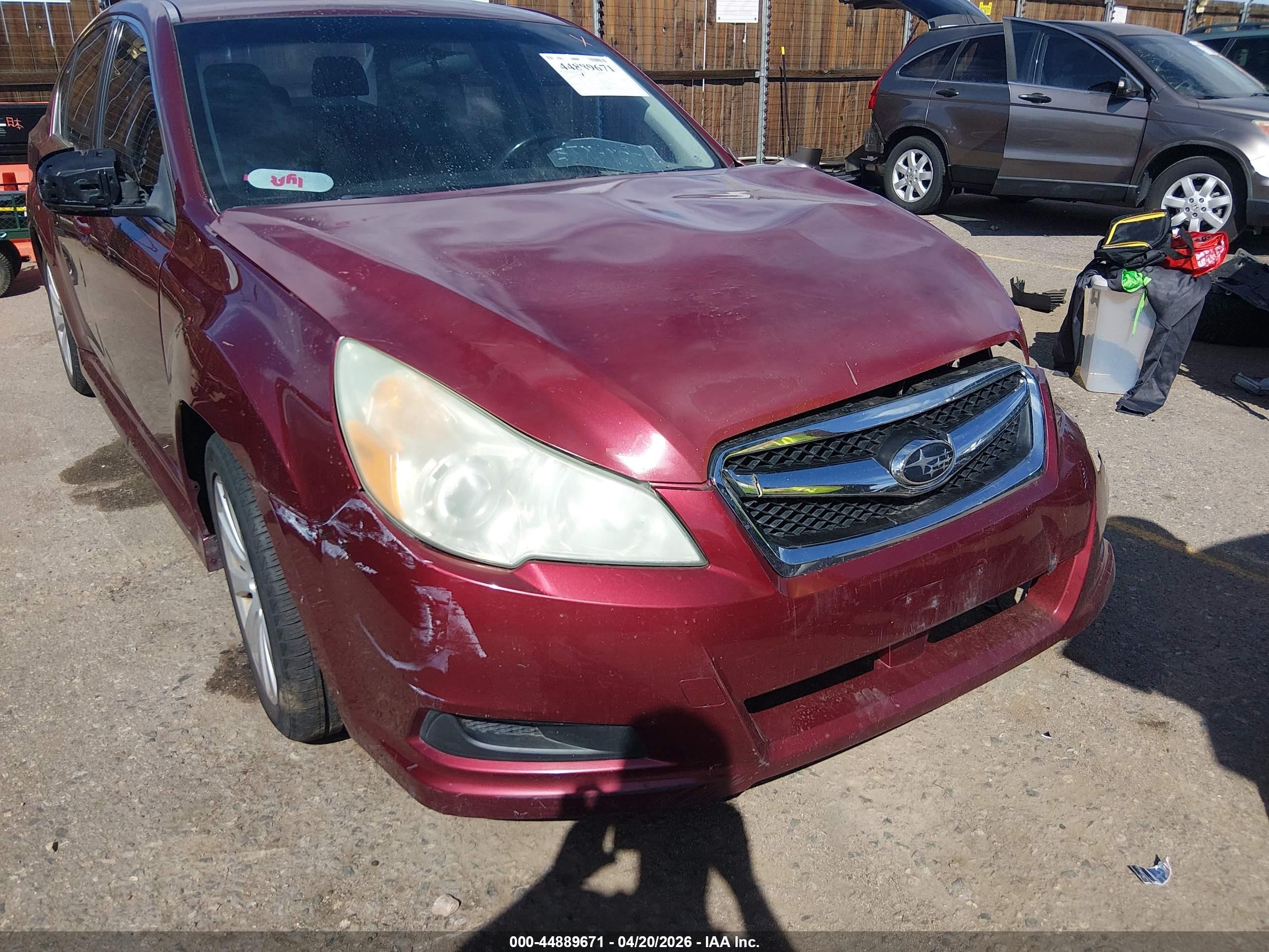 2011 Subaru Legacy 3.6r Premium Red vin: 4S3BMEC65B2242770
