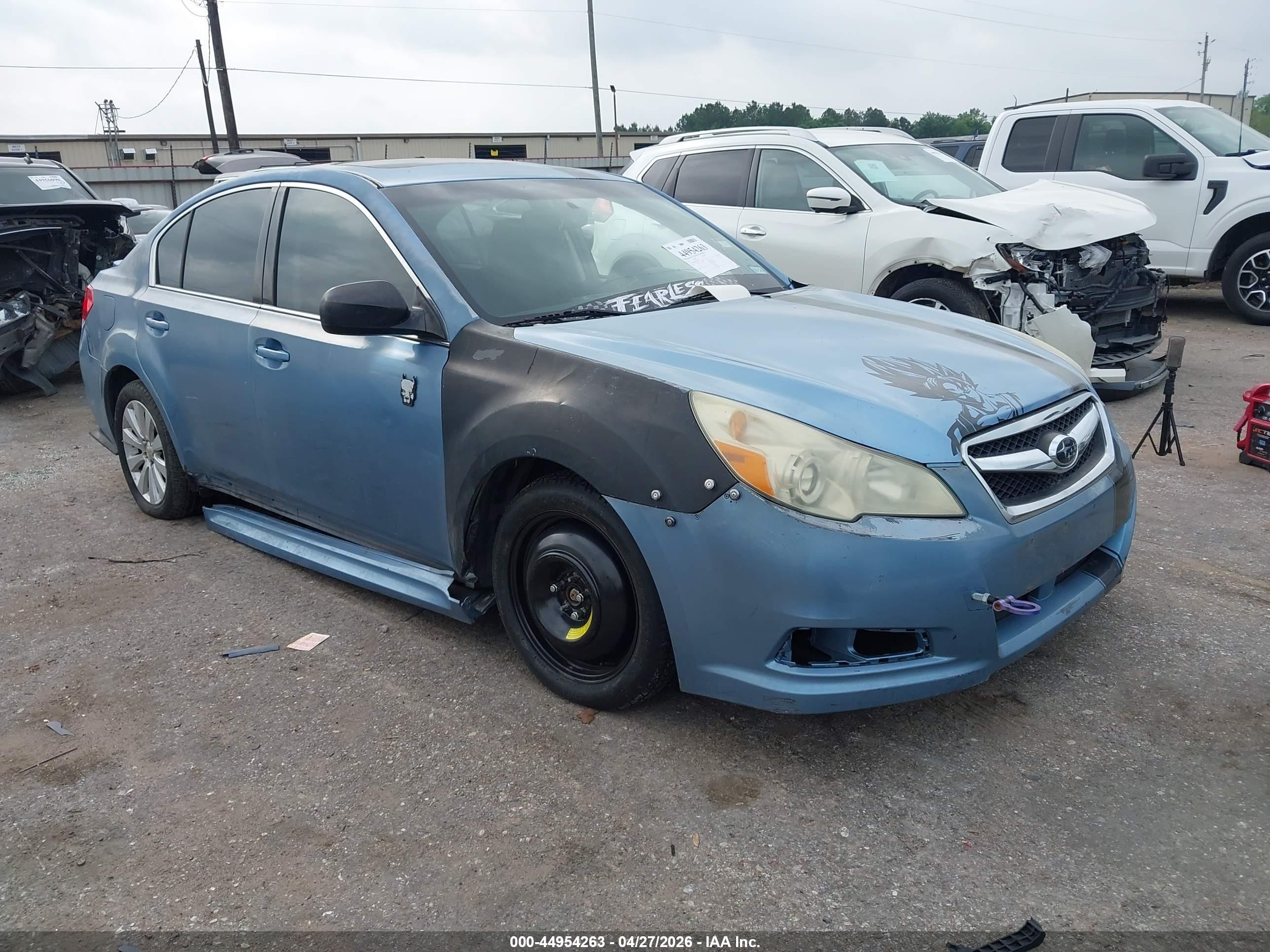 2010 Subaru Legacy 3.6r Premium Blue vin: 4S3BMEH66A2232563