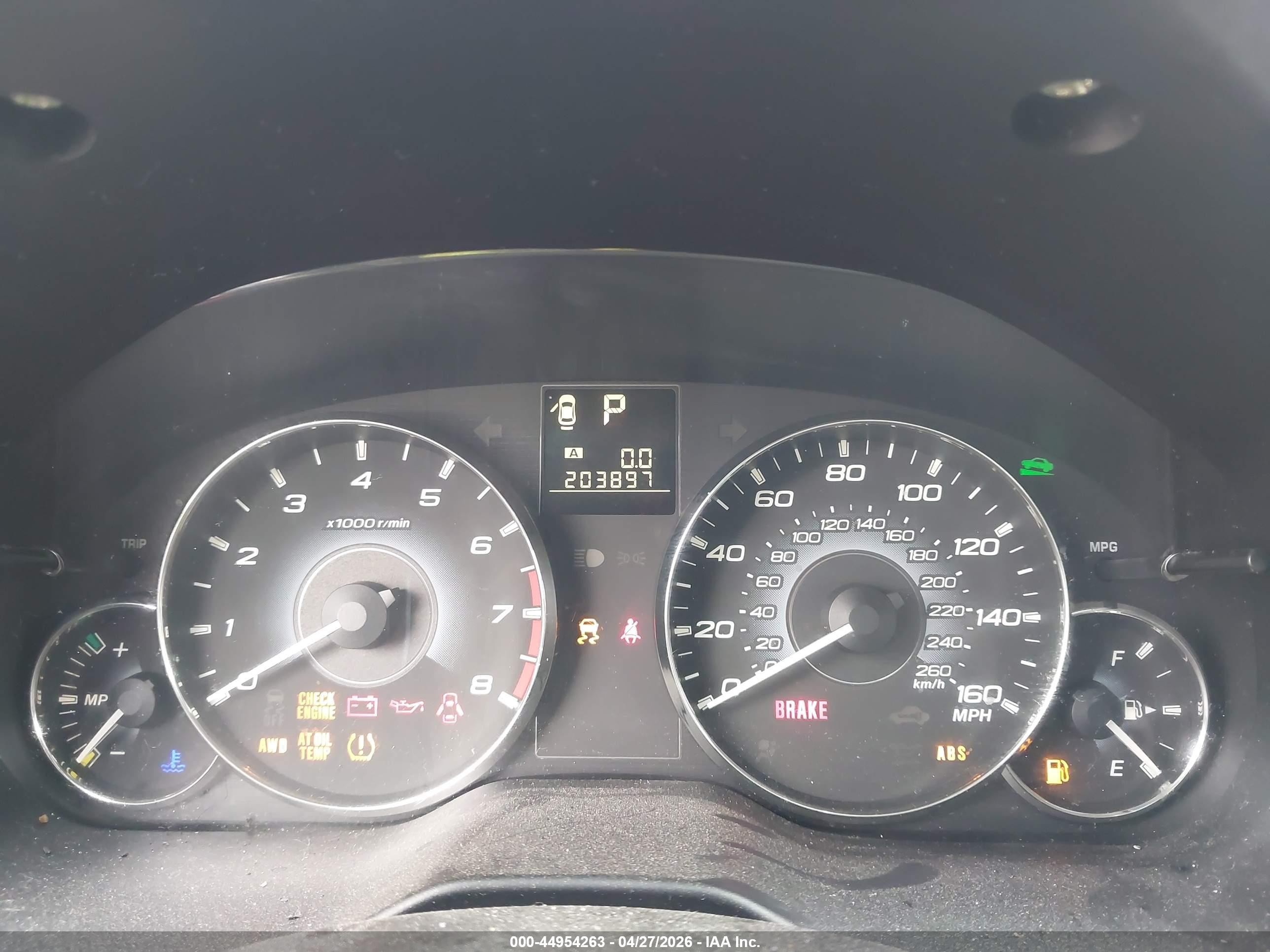 2010 Subaru Legacy 3.6r Premium Blue vin: 4S3BMEH66A2232563