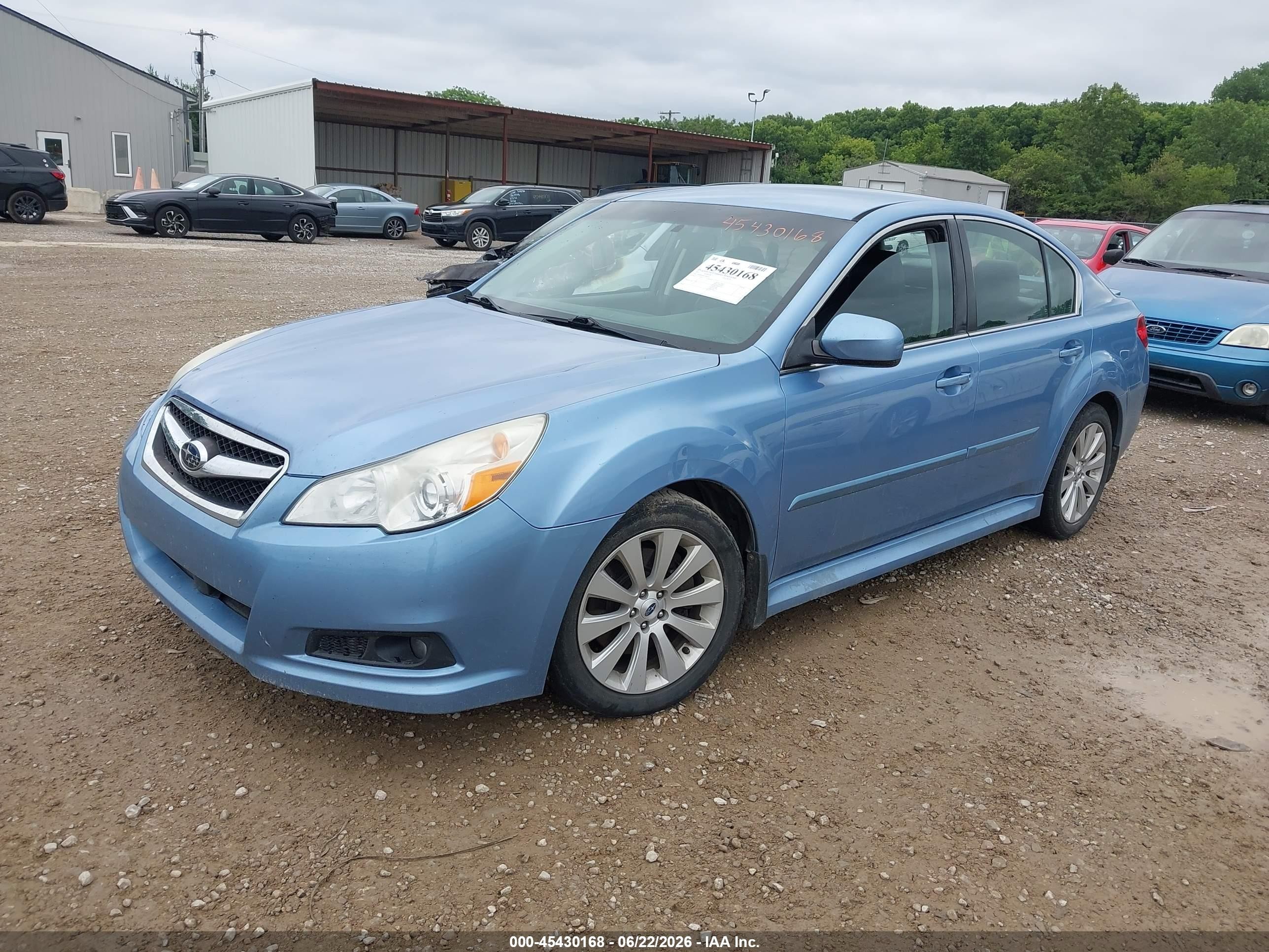 2012 Subaru Legacy 3.6r Limited Blue vin: 4S3BMEJ63C2028235
