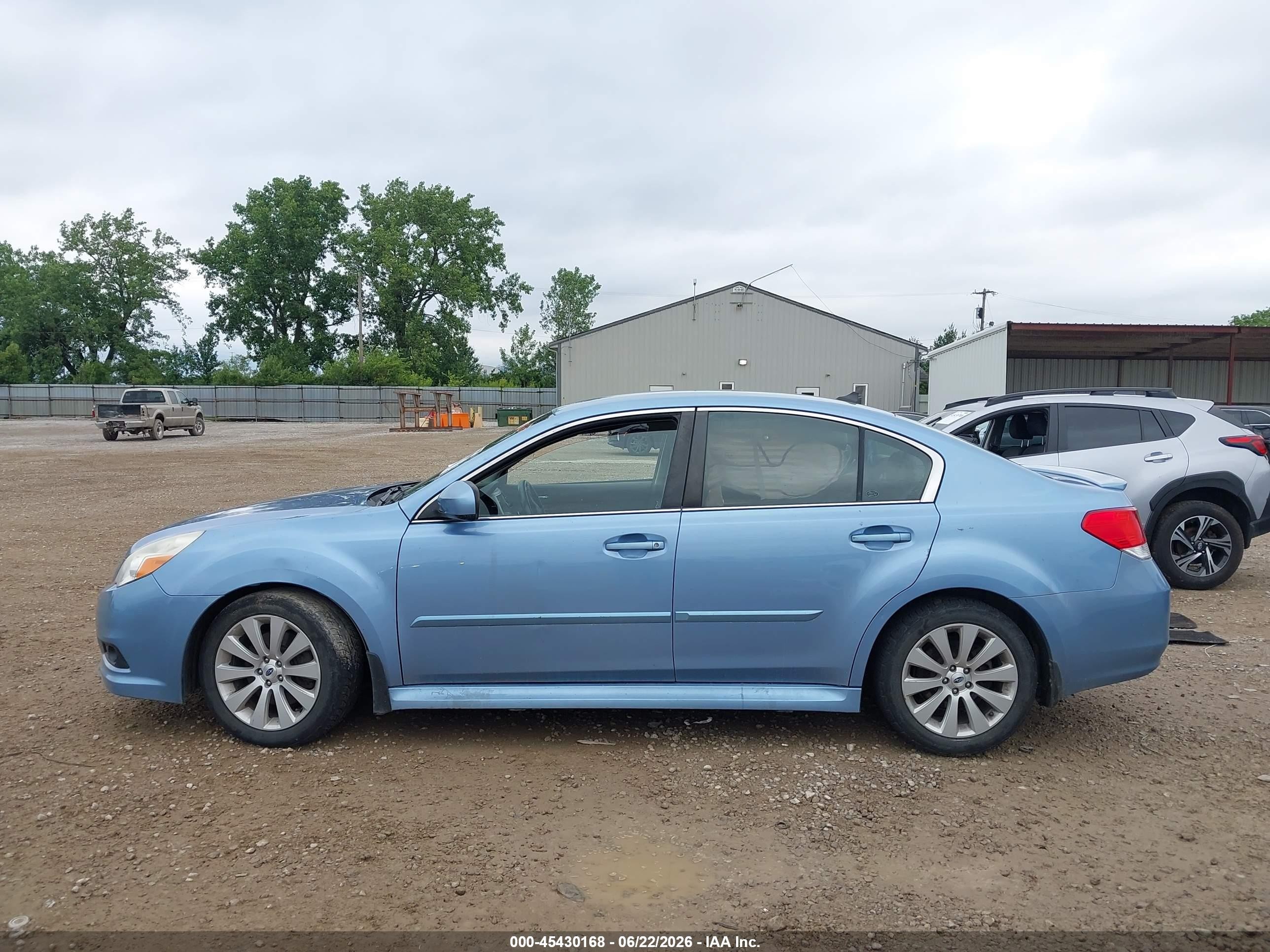 2012 Subaru Legacy 3.6r Limited Blue vin: 4S3BMEJ63C2028235