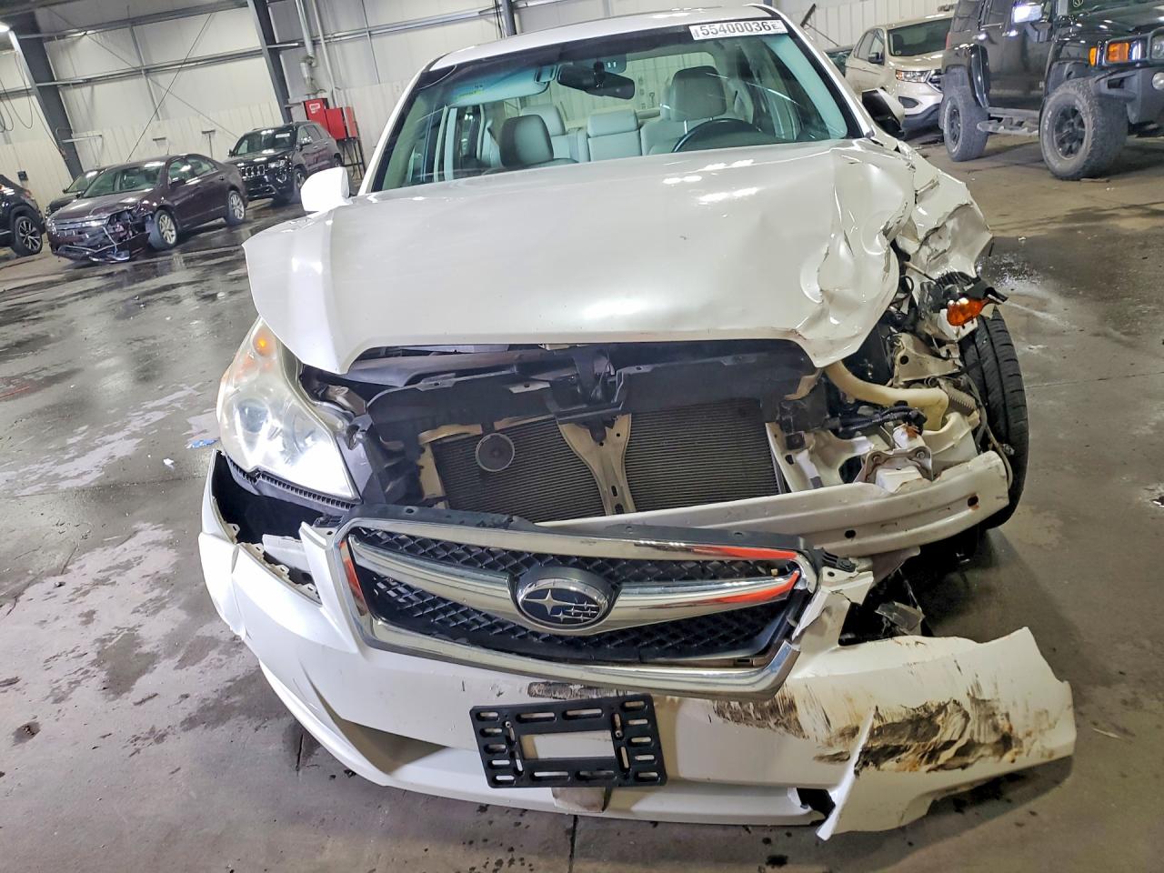 2011 Subaru Legacy 3.6r Limited White vin: 4S3BMEK68B2227262