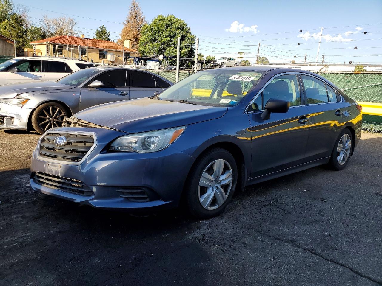 2015 Subaru Legacy 2.5i Синий vin: 4S3BNAA61F3006884