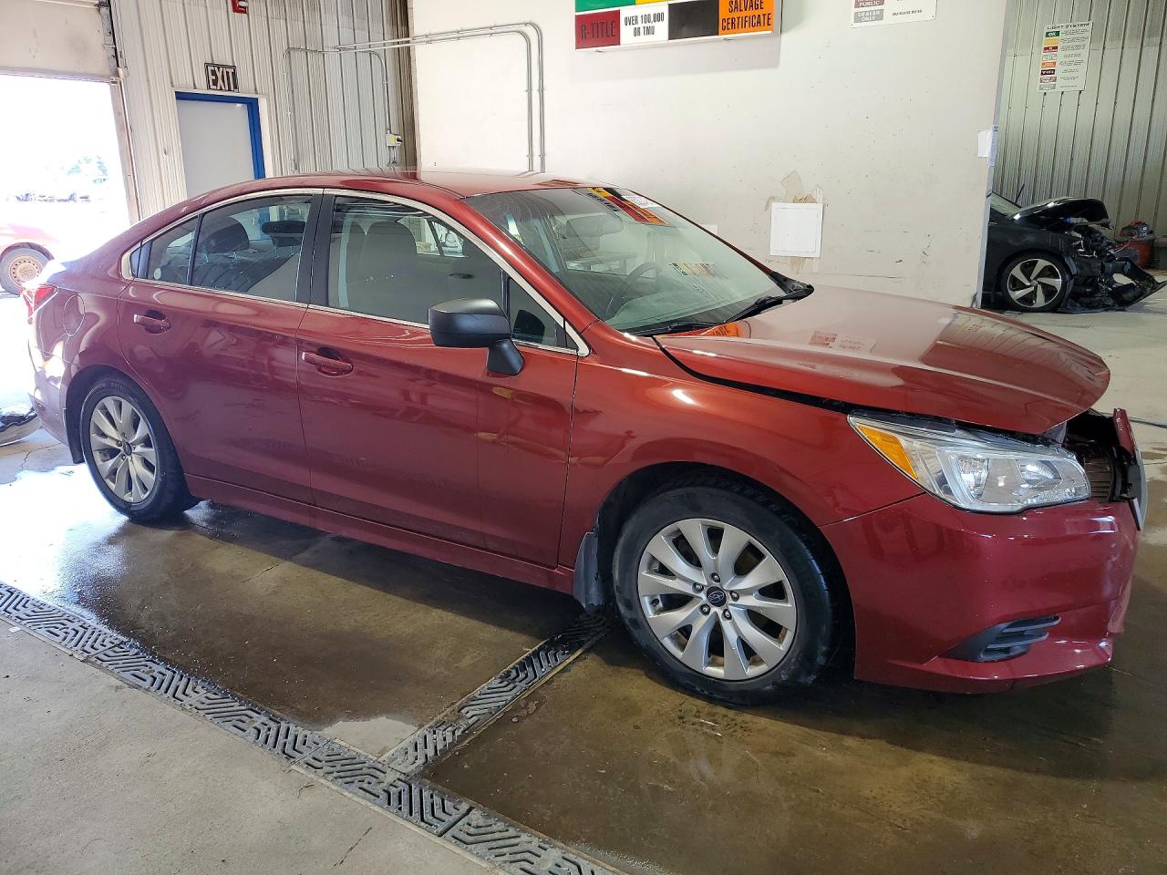 2015 Subaru Legacy 2.5i Maroon vin: 4S3BNAA62F3003220