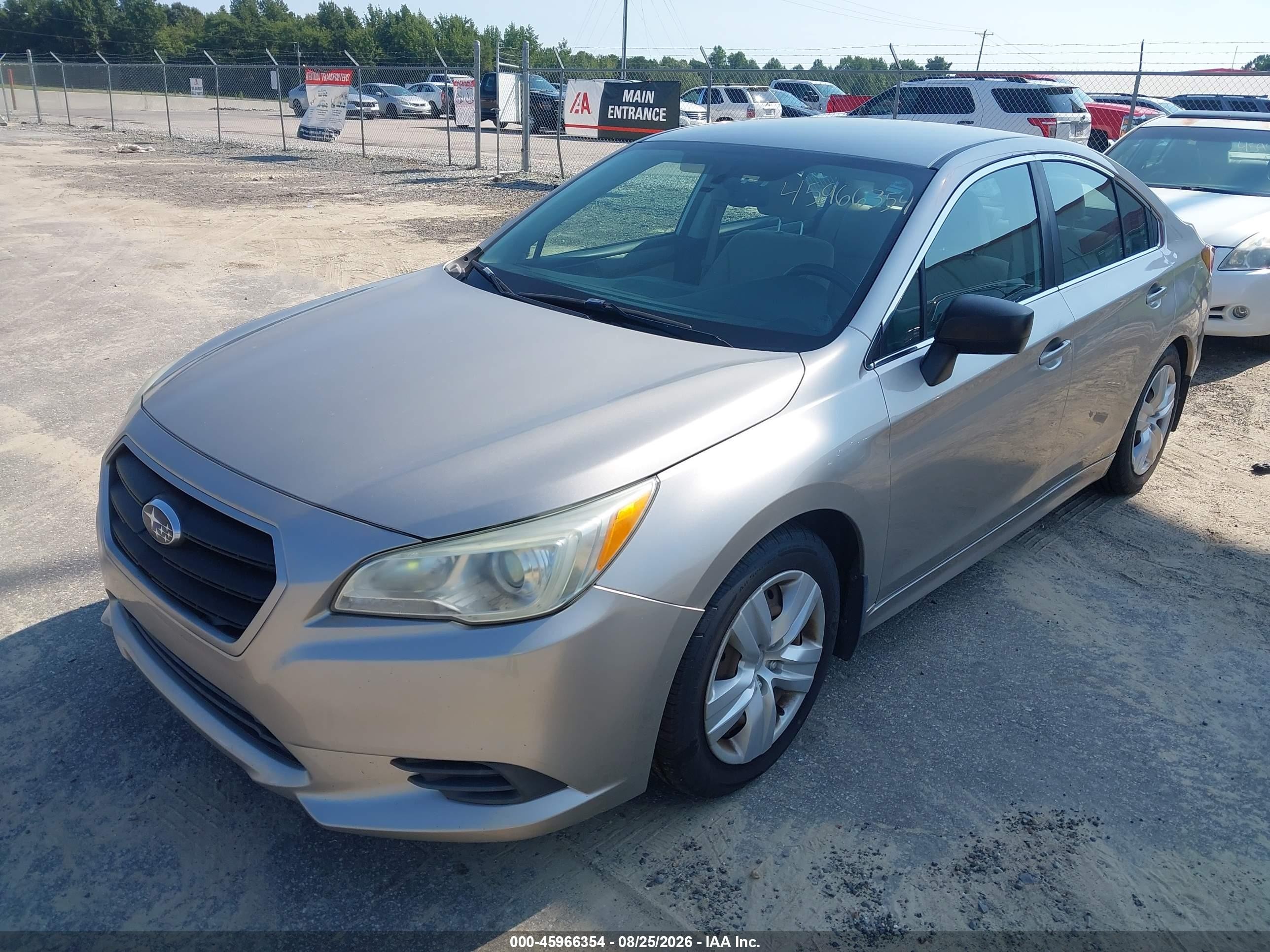 2015 Subaru Legacy 2.5i Silver vin: 4S3BNAA62F3060887