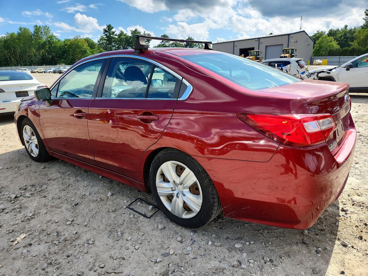 2015 Subaru Legacy 2.5i Красный vin: 4S3BNAA66F3031697