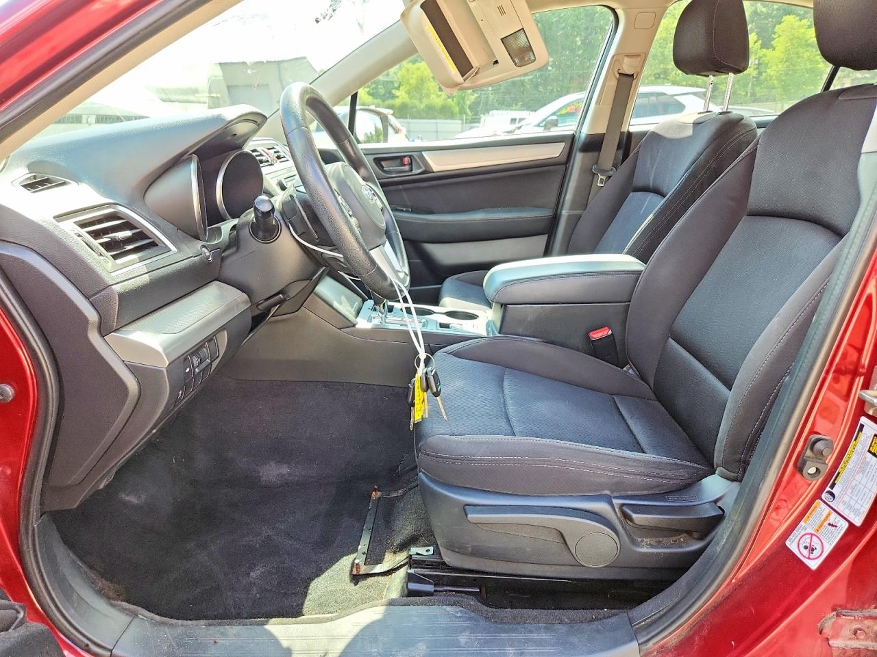 2015 Subaru Legacy 2.5i Красный vin: 4S3BNAA66F3031697