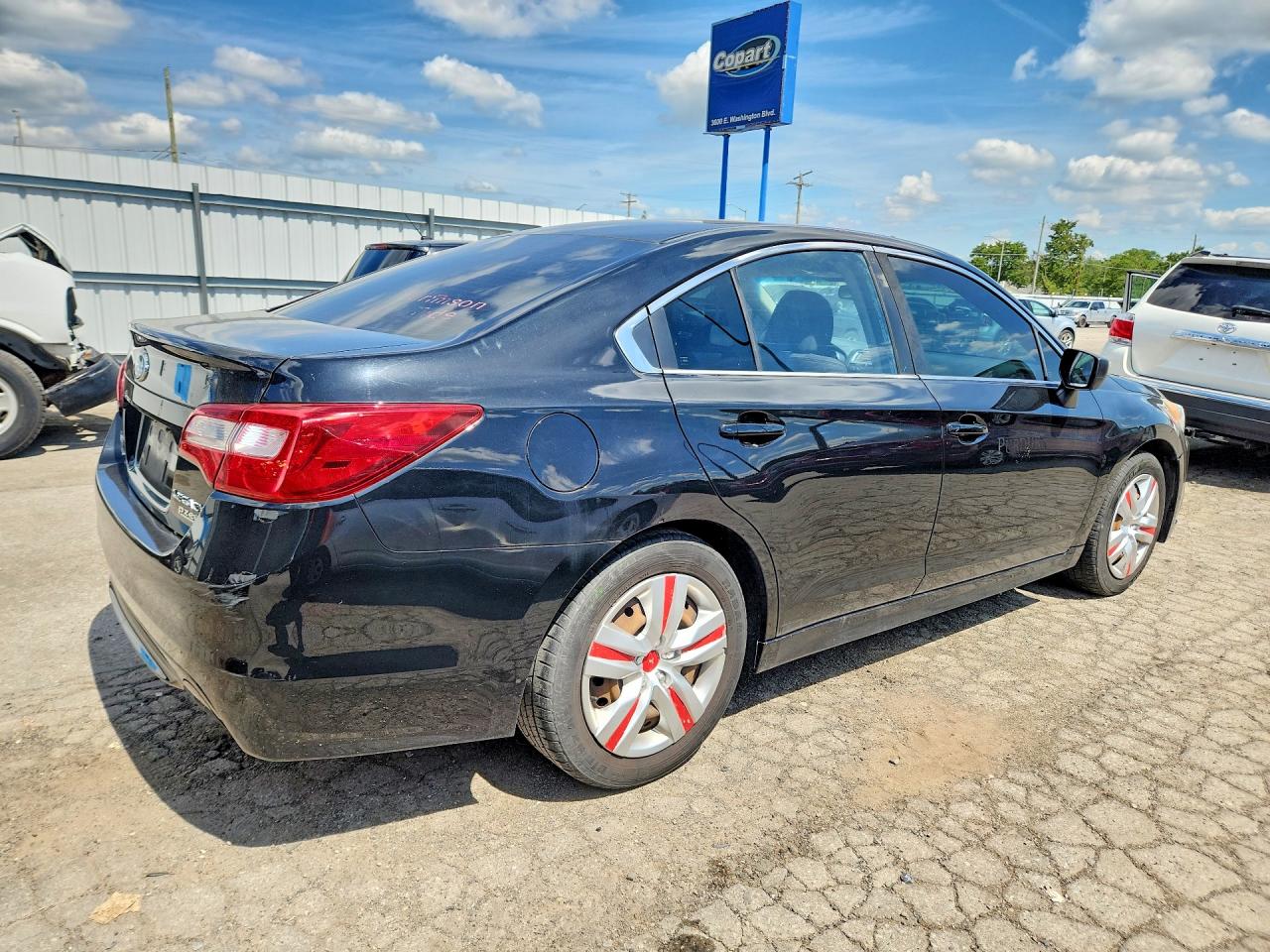 2017 Subaru Legacy 2.5i Black vin: 4S3BNAA66H3058689