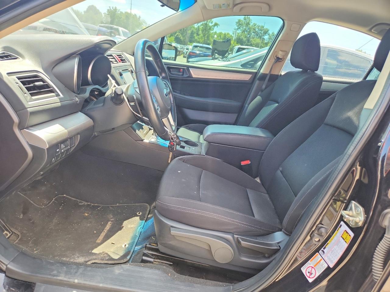 2017 Subaru Legacy 2.5i Black vin: 4S3BNAA66H3058689
