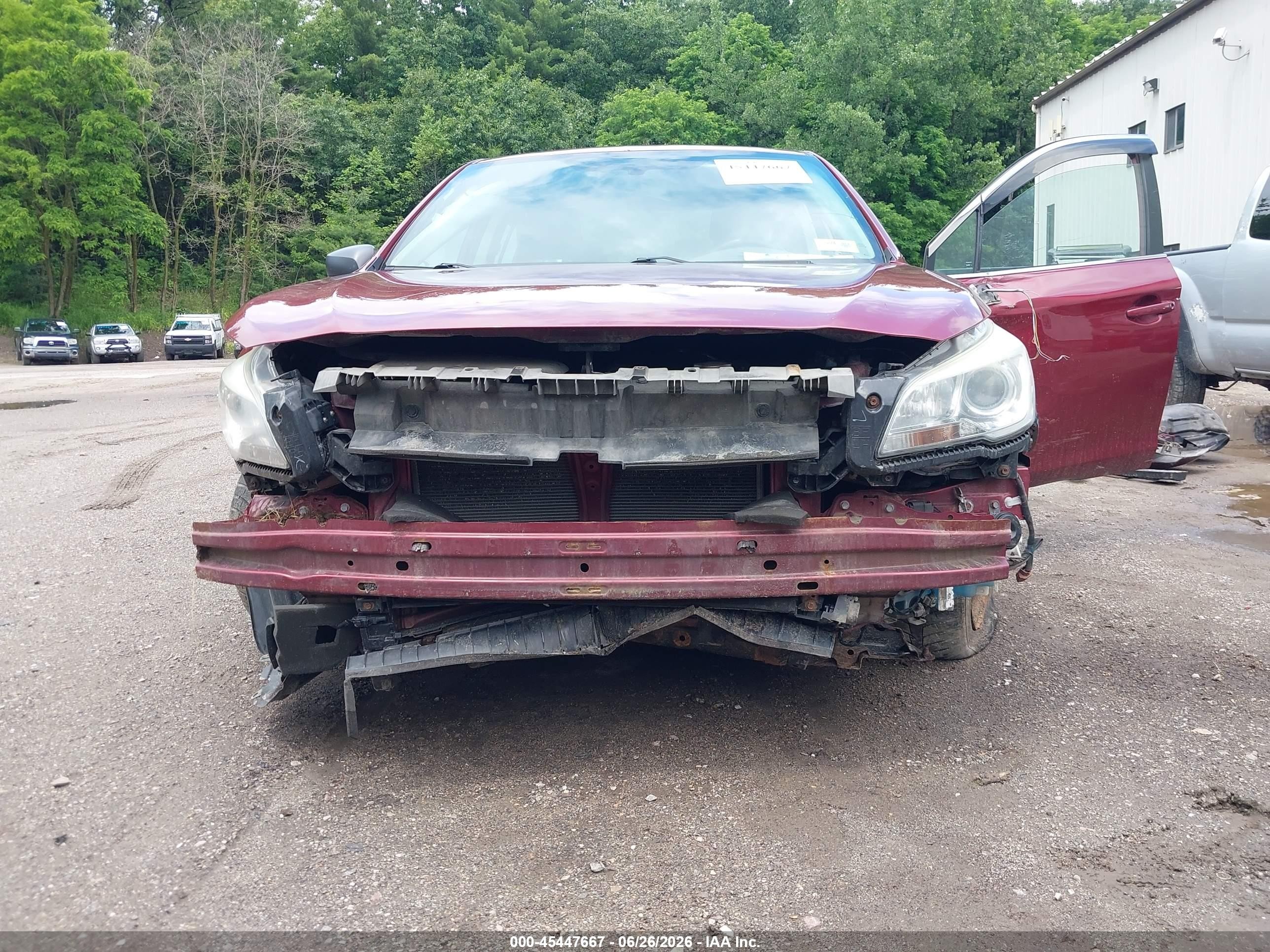 2015 Subaru Legacy 2.5i Red vin: 4S3BNAA69F3054049