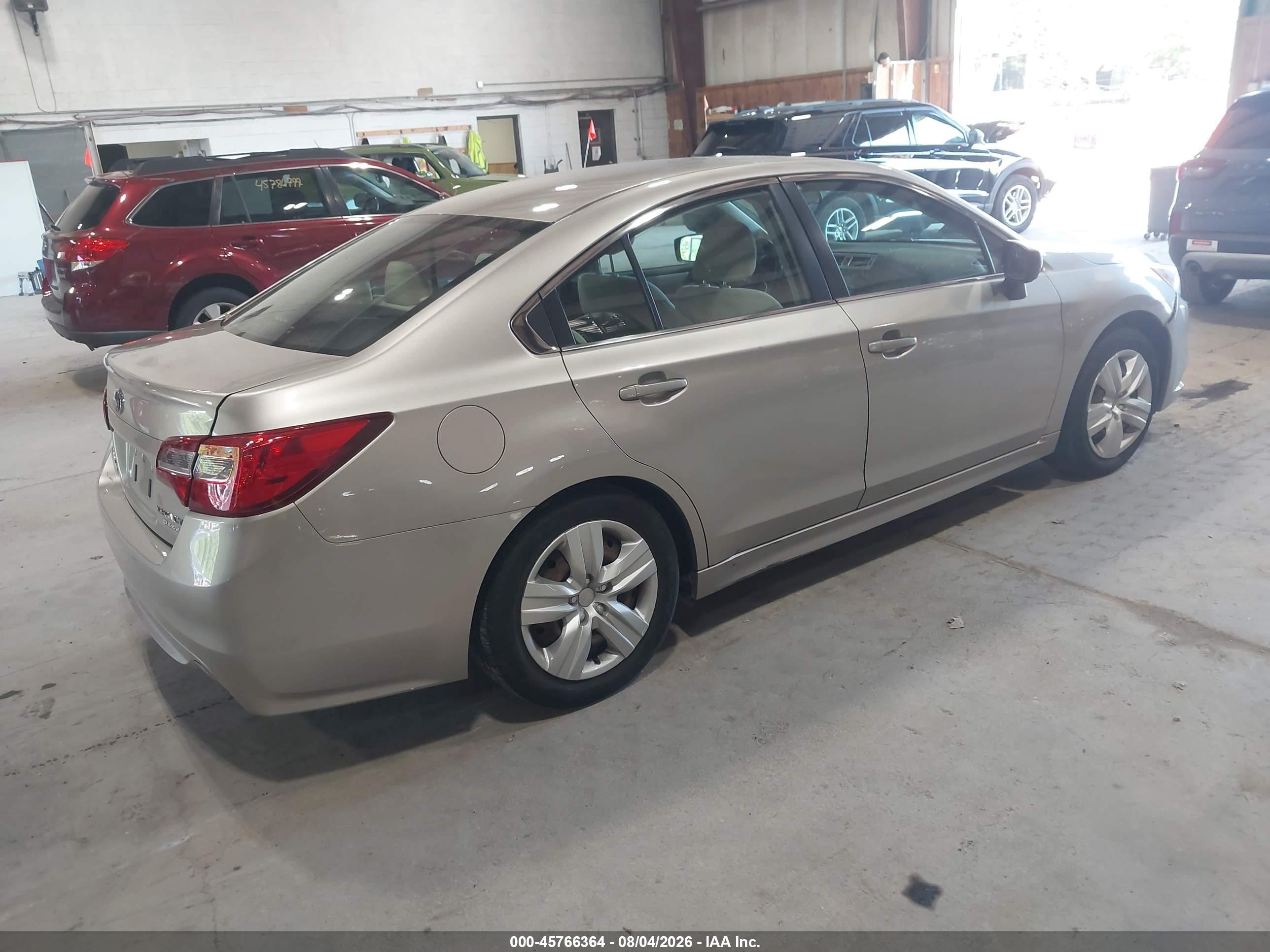 2015 Subaru Legacy 2.5i Gray vin: 4S3BNAA69F3066704