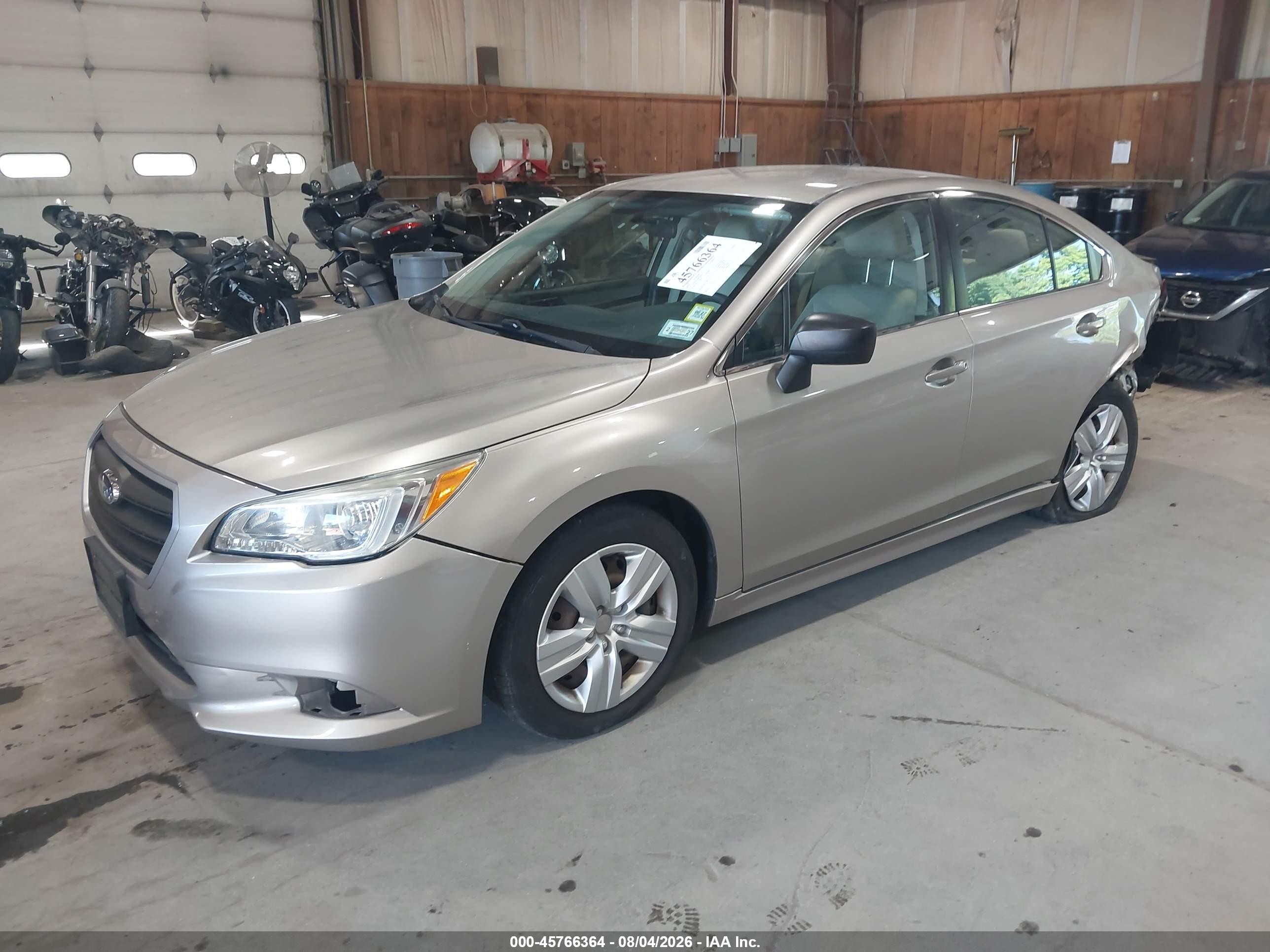 2015 Subaru Legacy 2.5i Gray vin: 4S3BNAA69F3066704