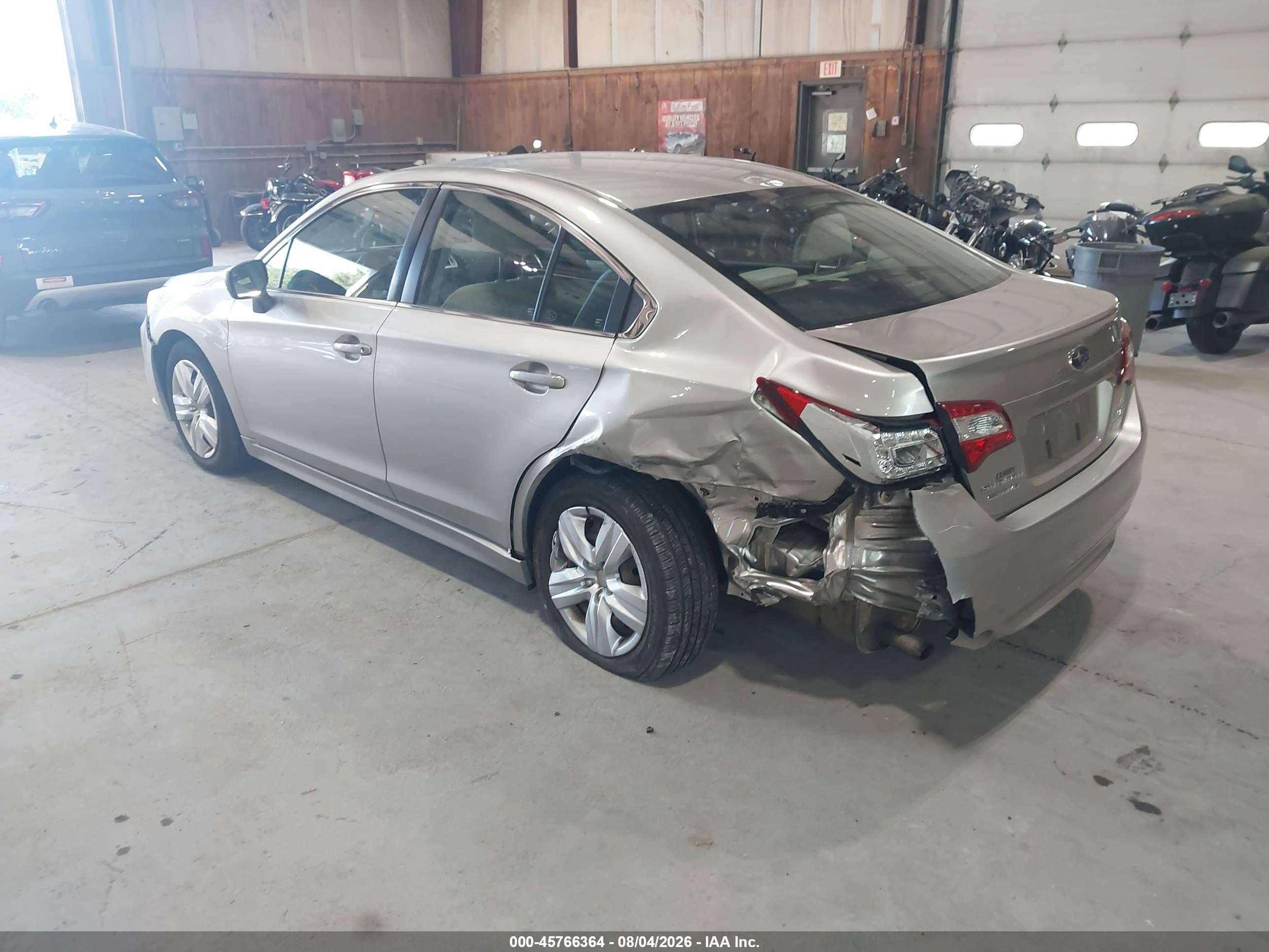 2015 Subaru Legacy 2.5i Gray vin: 4S3BNAA69F3066704