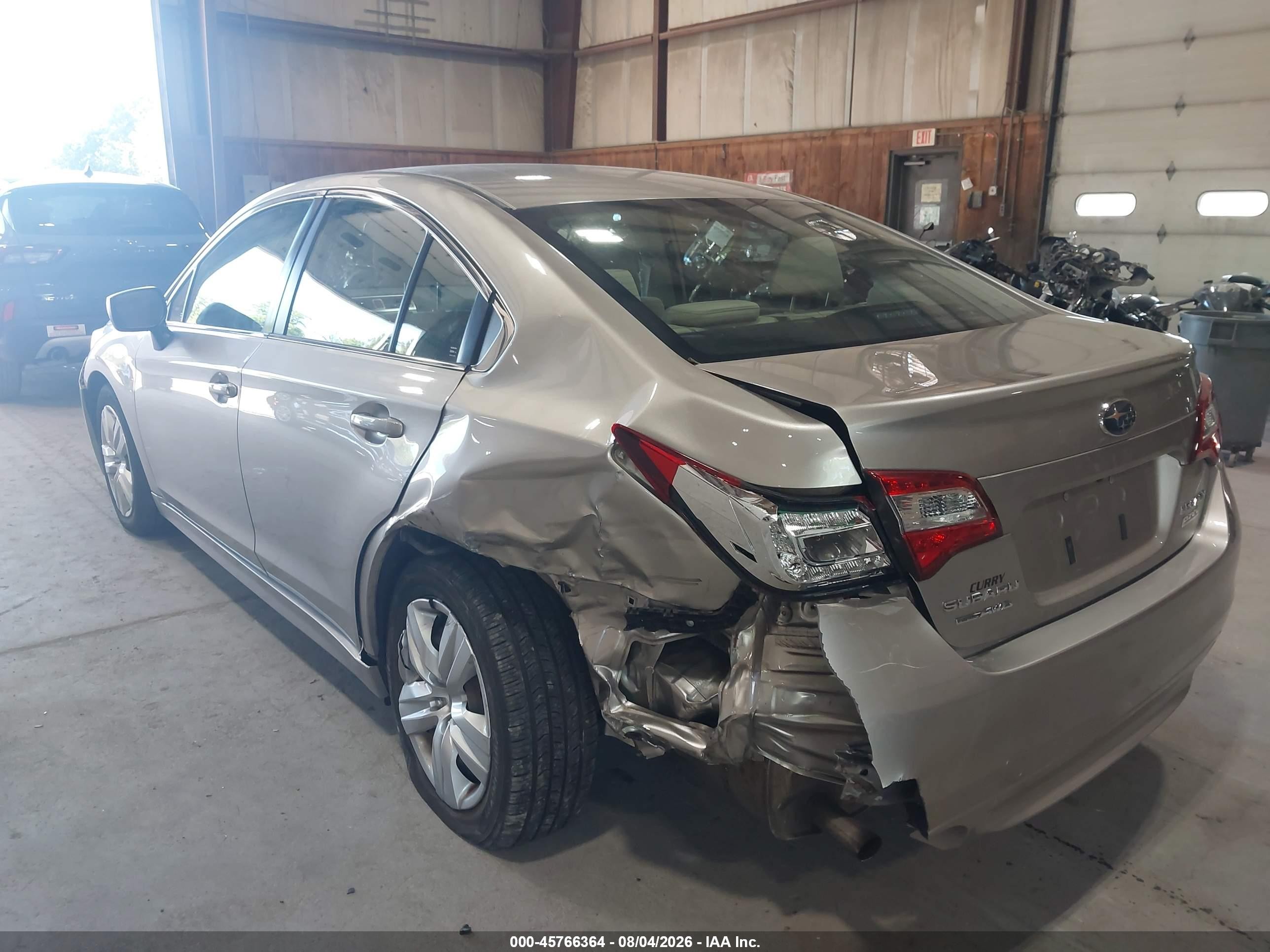 2015 Subaru Legacy 2.5i Gray vin: 4S3BNAA69F3066704