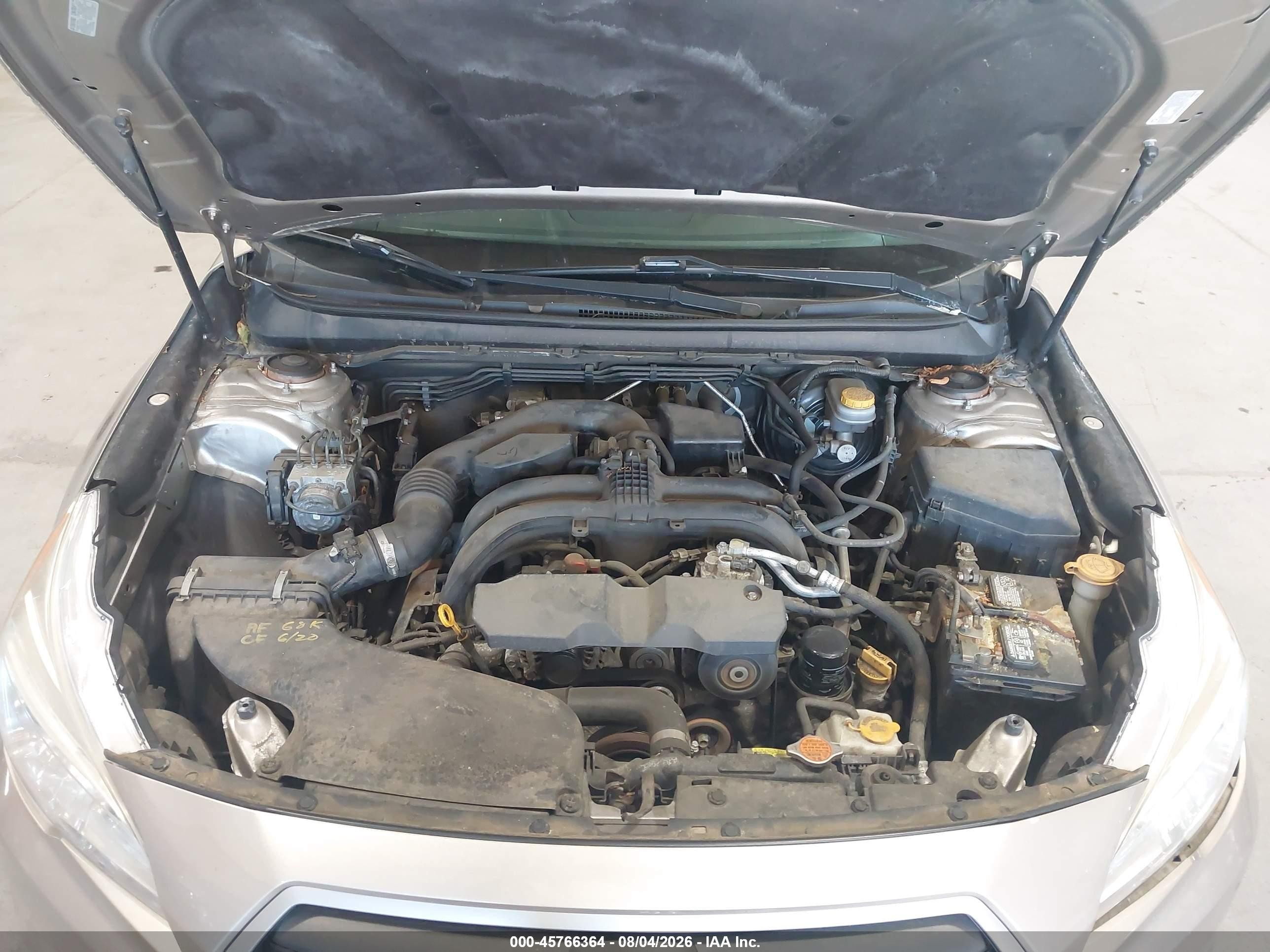 2015 Subaru Legacy 2.5i Gray vin: 4S3BNAA69F3066704