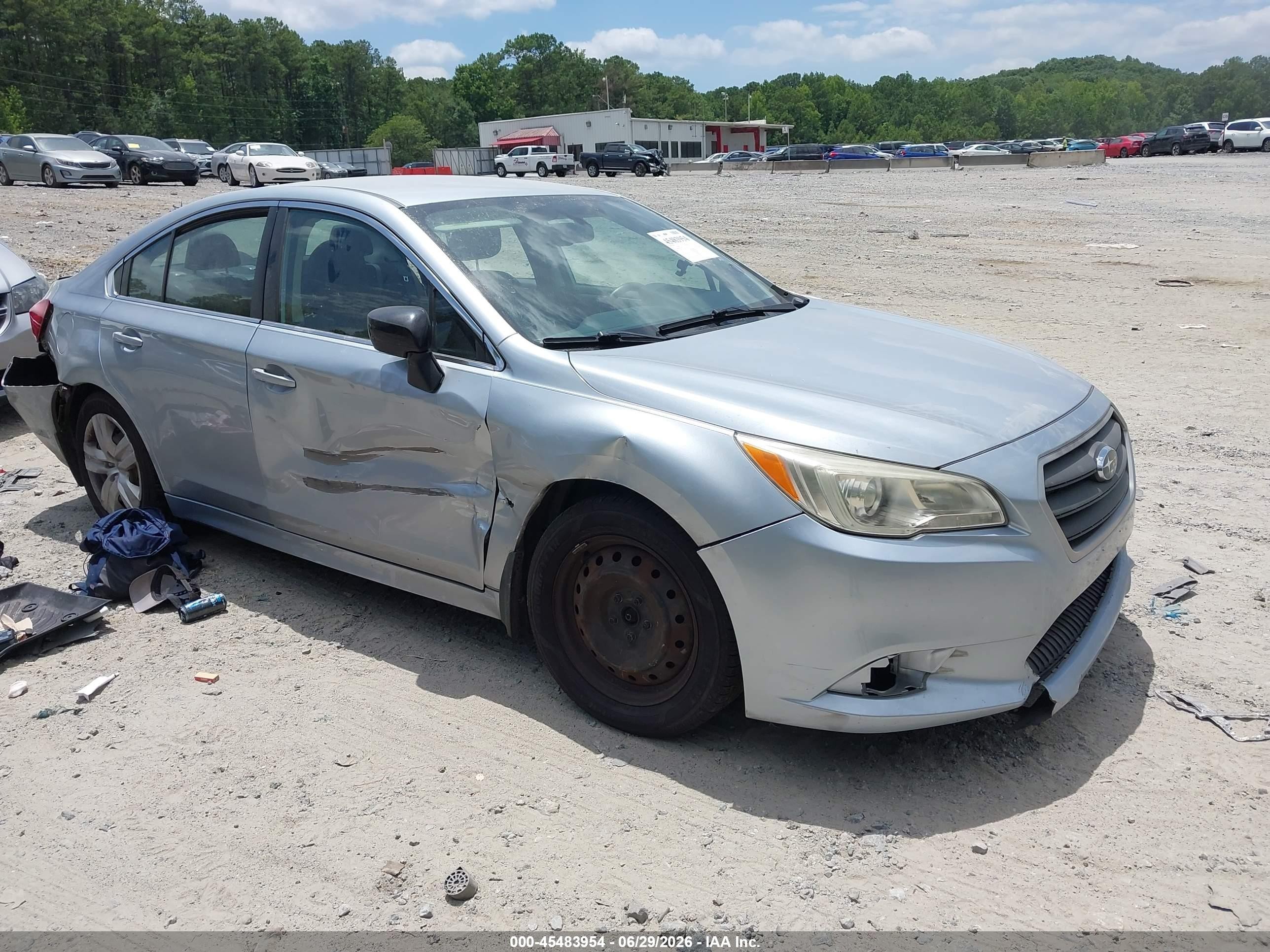 2015 Subaru Legacy 2.5i Light Blue vin: 4S3BNAA6XF3017981