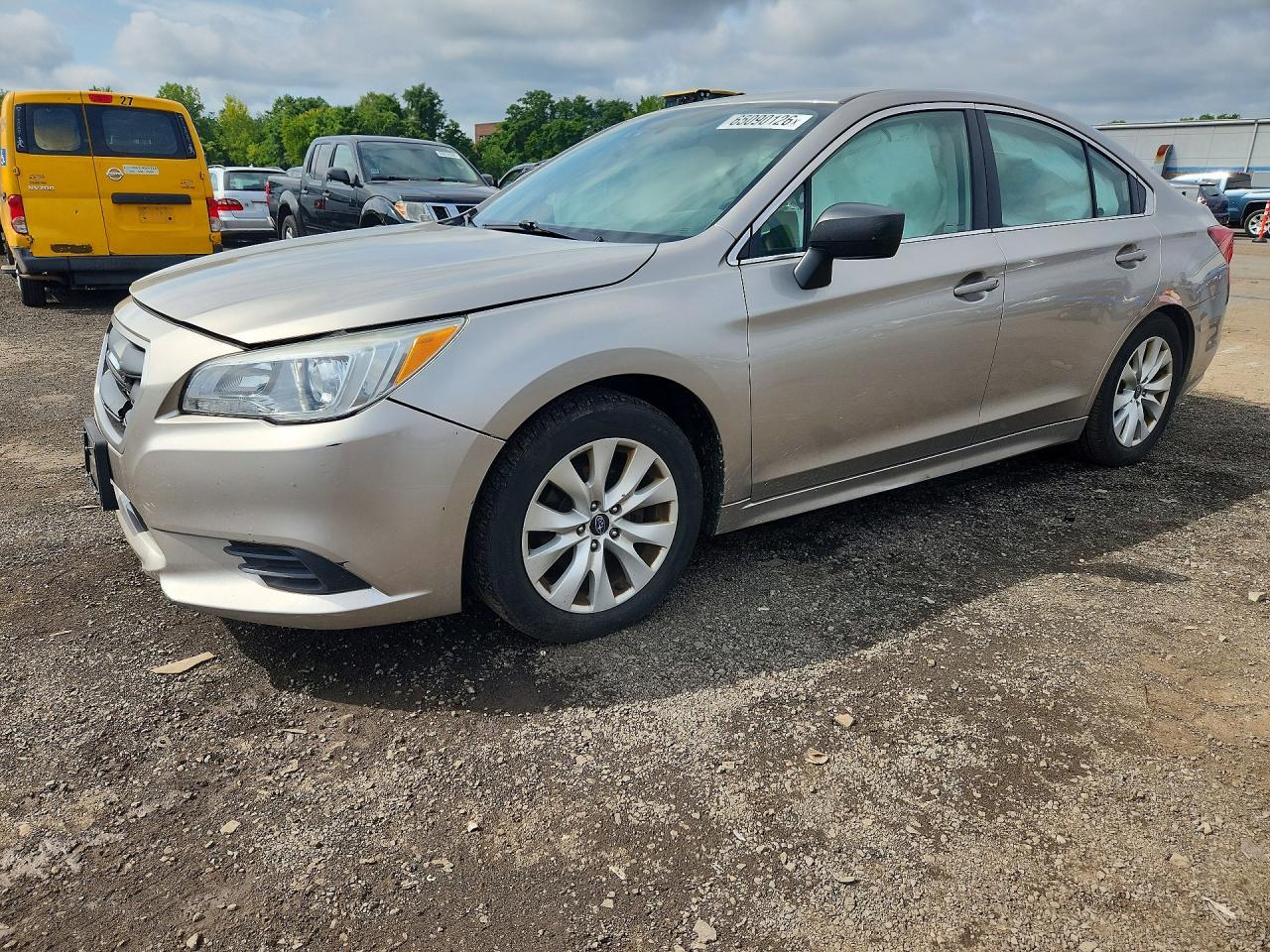 2017 Subaru Legacy 2.5i Beige vin: 4S3BNAB65H3009370