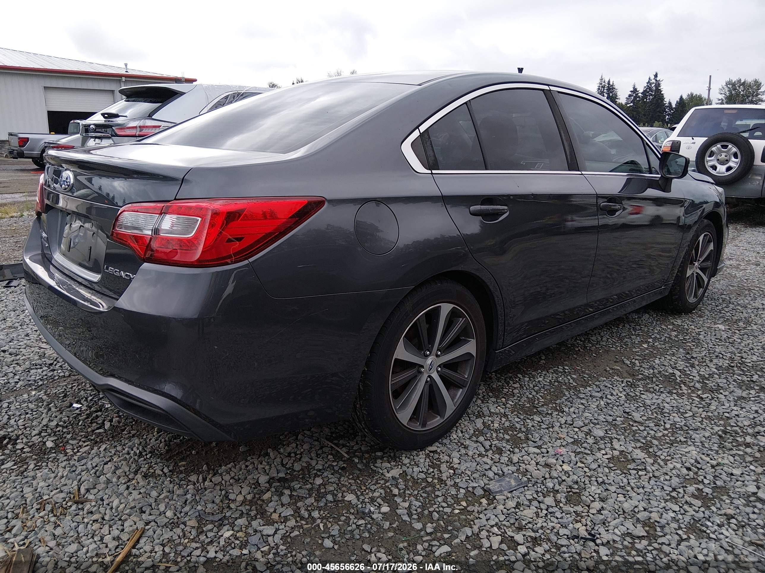 2018 Subaru Legacy 2.5i Gray vin: 4S3BNAB68J3020675