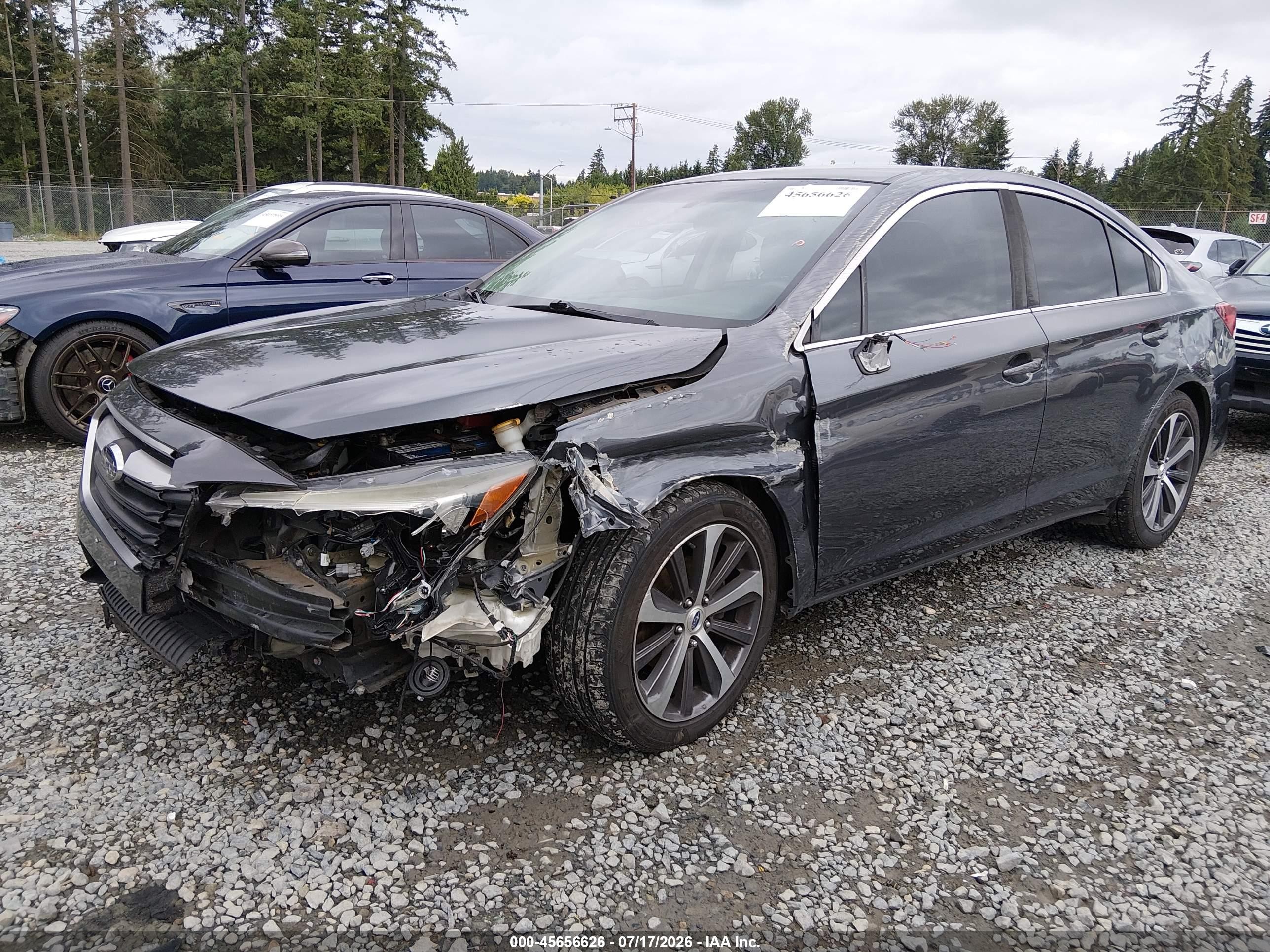2018 Subaru Legacy 2.5i Gray vin: 4S3BNAB68J3020675