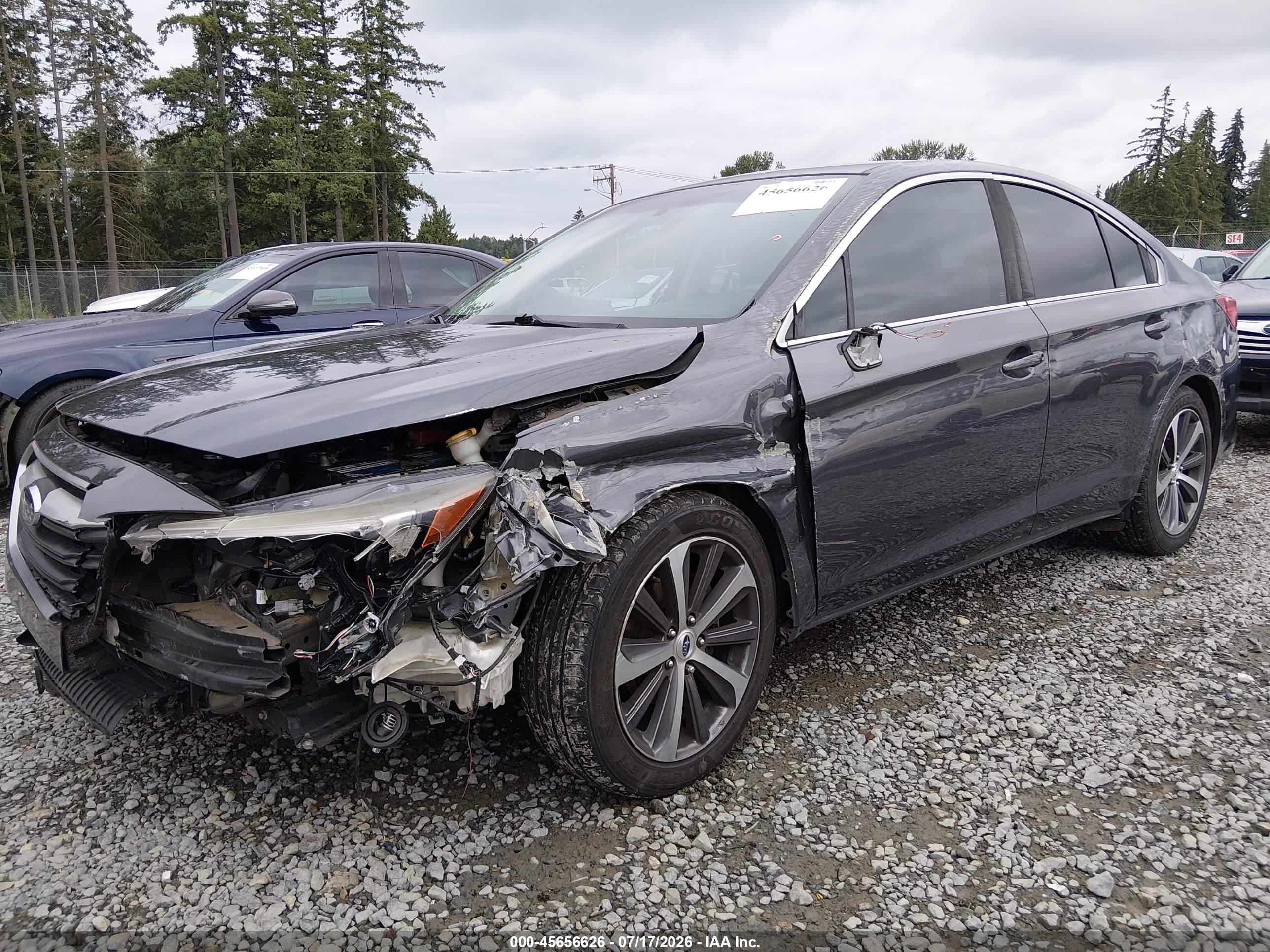 2018 Subaru Legacy 2.5i Gray vin: 4S3BNAB68J3020675