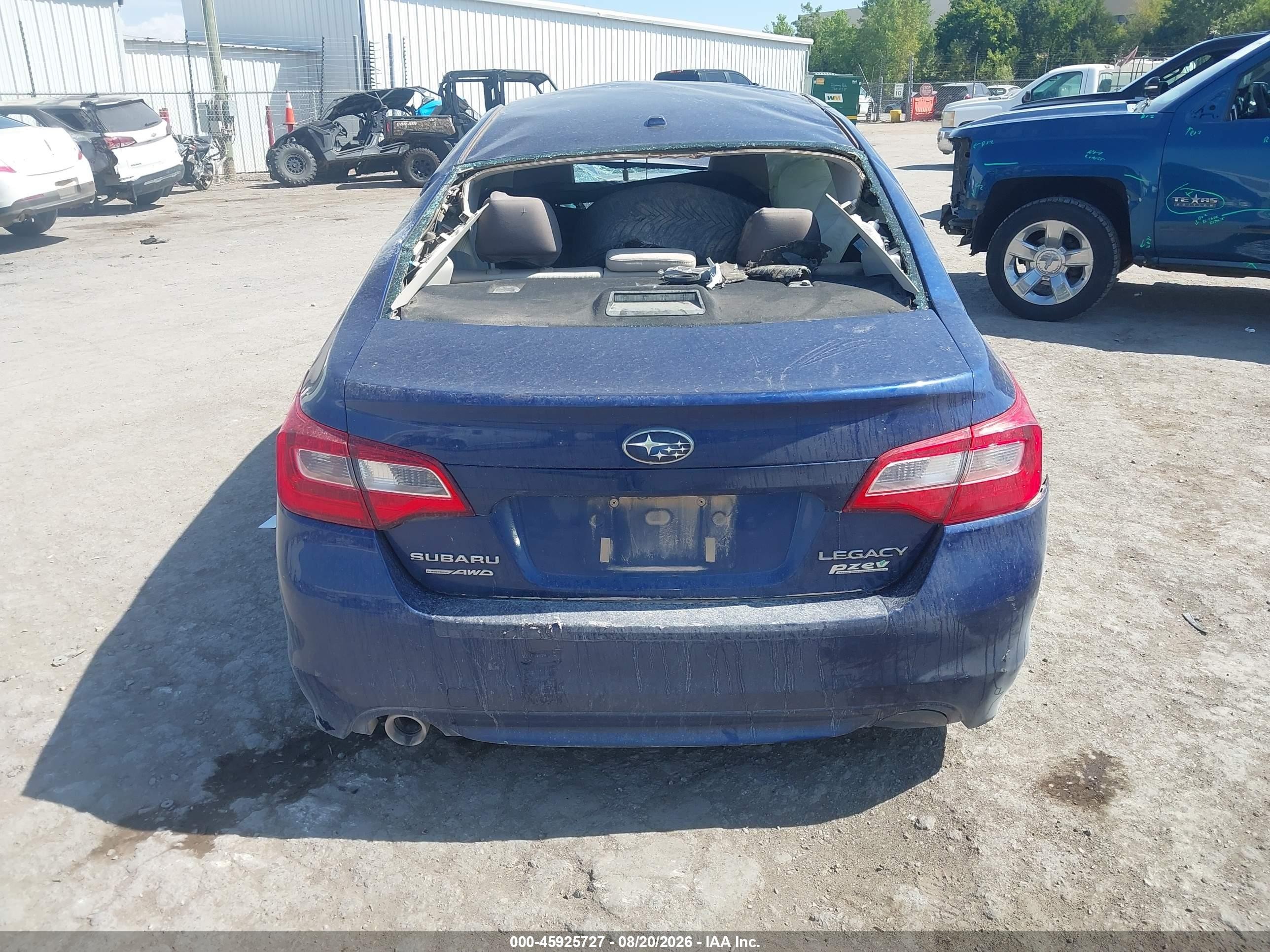 2015 Subaru Legacy 2.5i Premium Blue vin: 4S3BNAC60F3003410
