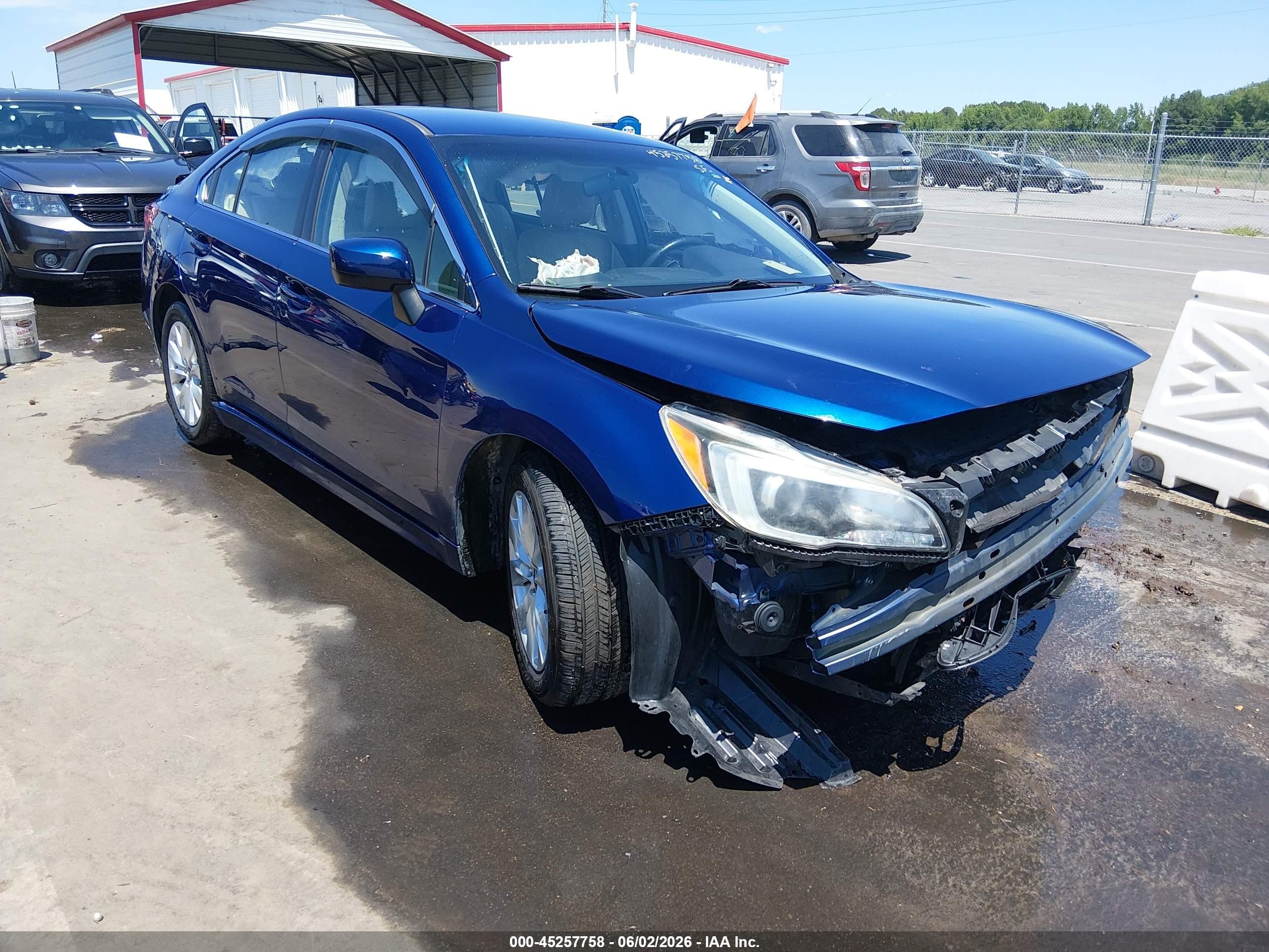 2015 Subaru Legacy 2.5i Premium Blue vin: 4S3BNAC60F3009014