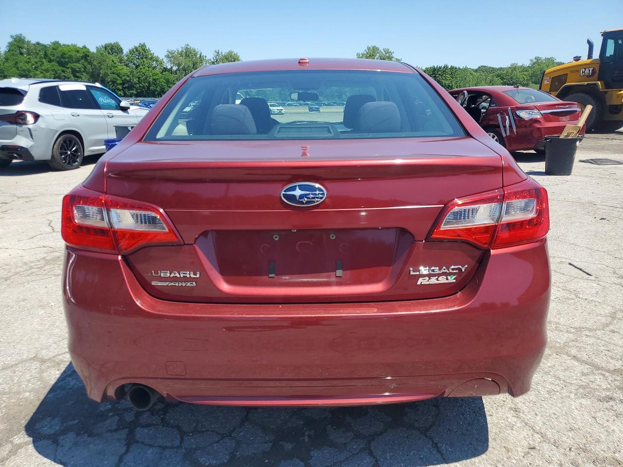 2015 Subaru Legacy 2.5i Premium Red vin: 4S3BNAC60F3065812