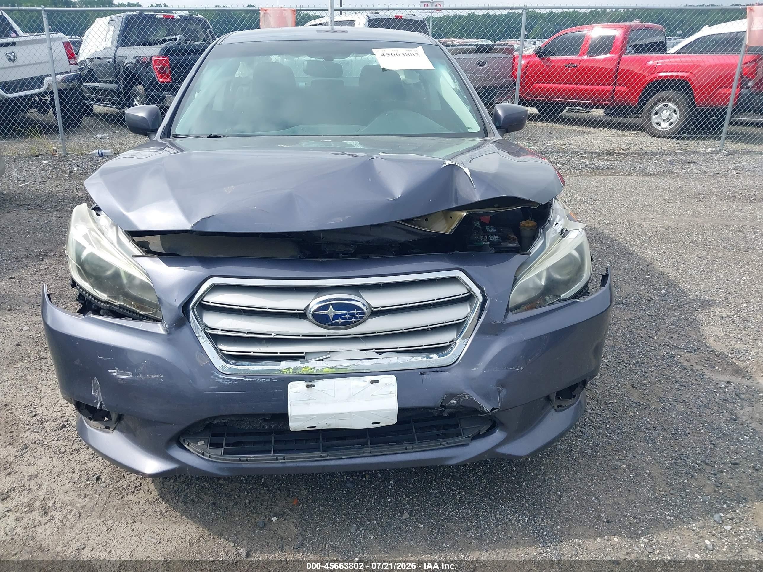 2015 Subaru Legacy 2.5i Premium Blue vin: 4S3BNAC61F3066855