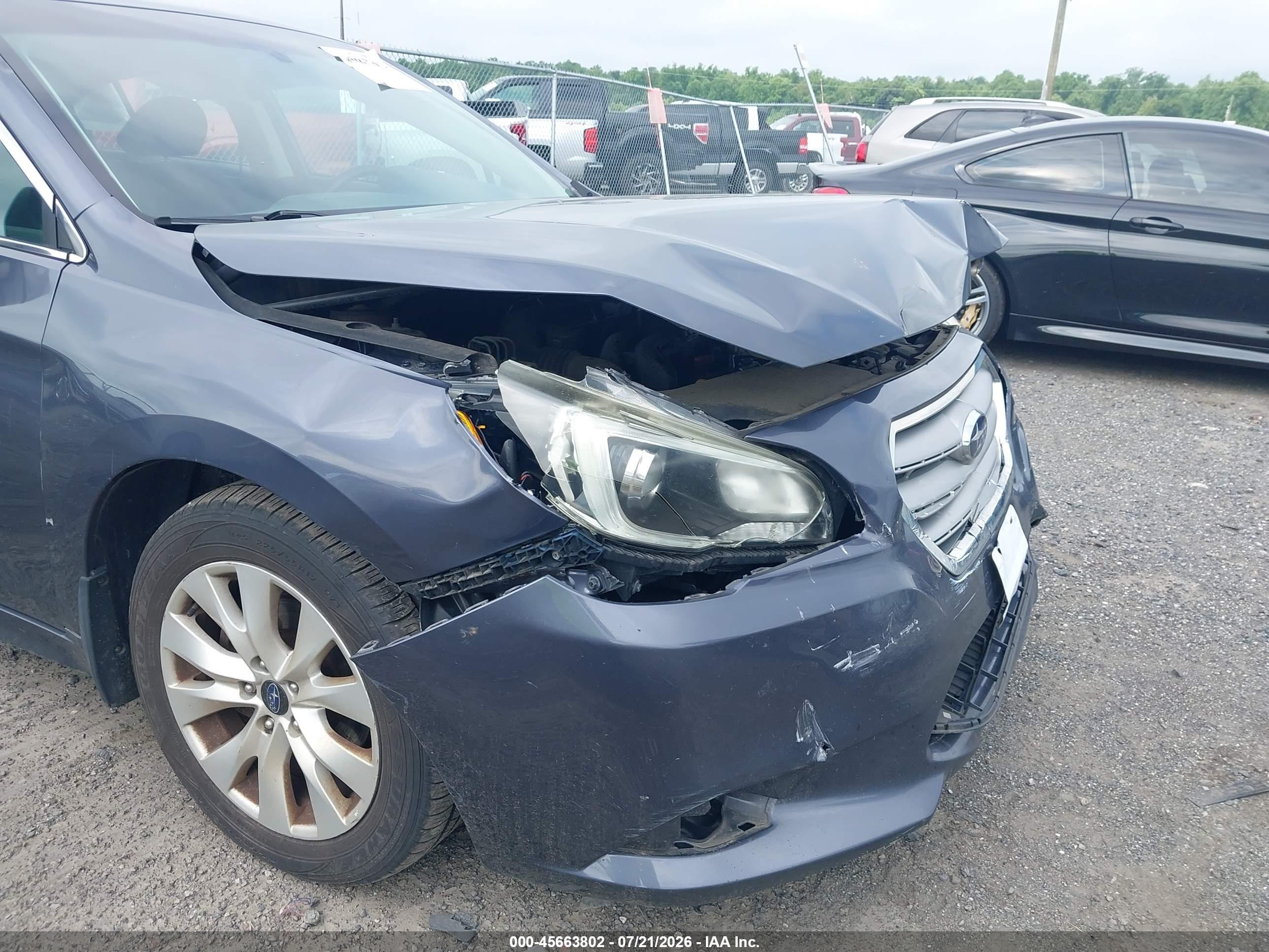 2015 Subaru Legacy 2.5i Premium Blue vin: 4S3BNAC61F3066855