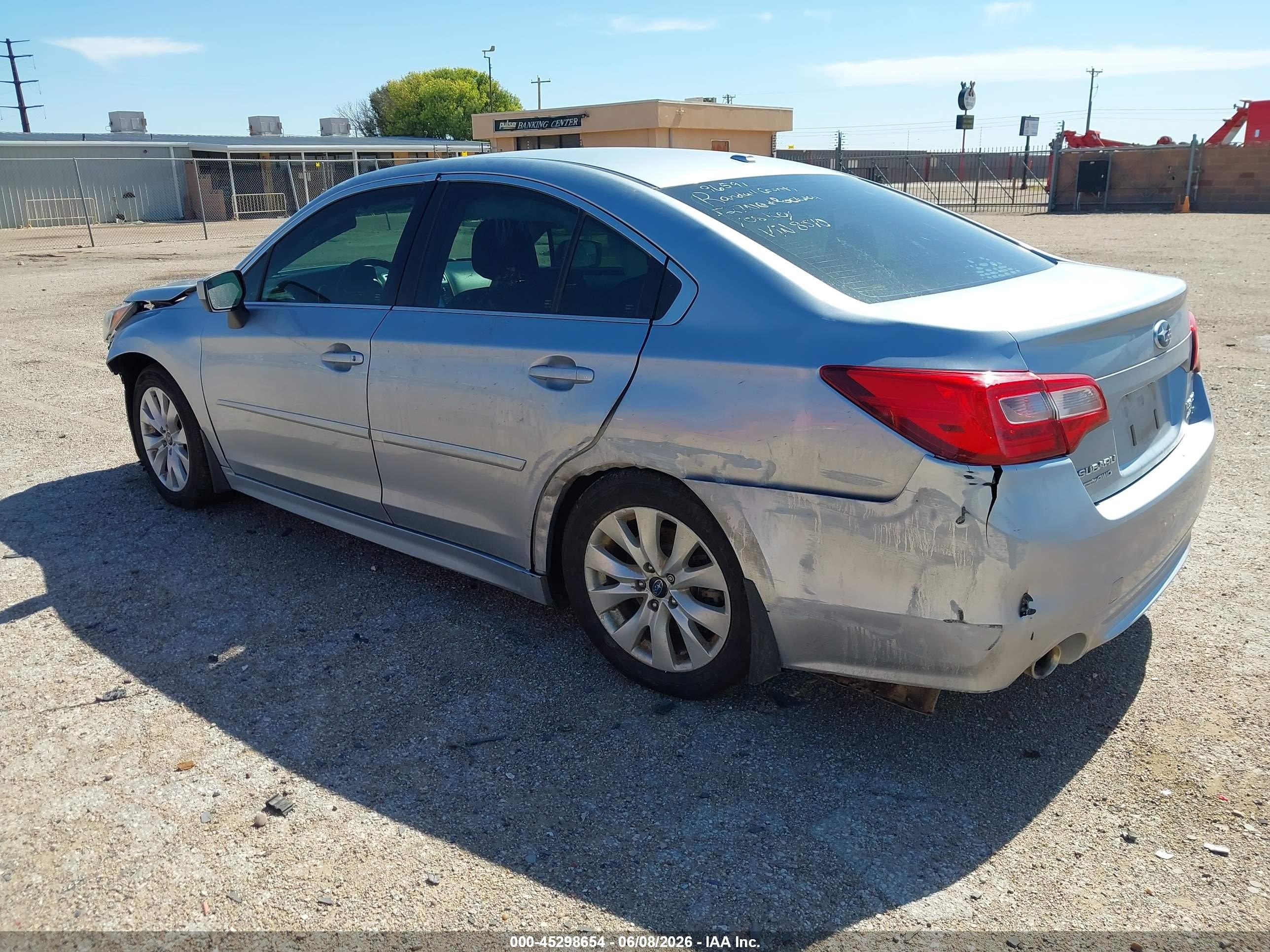2015 Subaru Legacy 2.5i Premium Gray vin: 4S3BNAC62F3018510