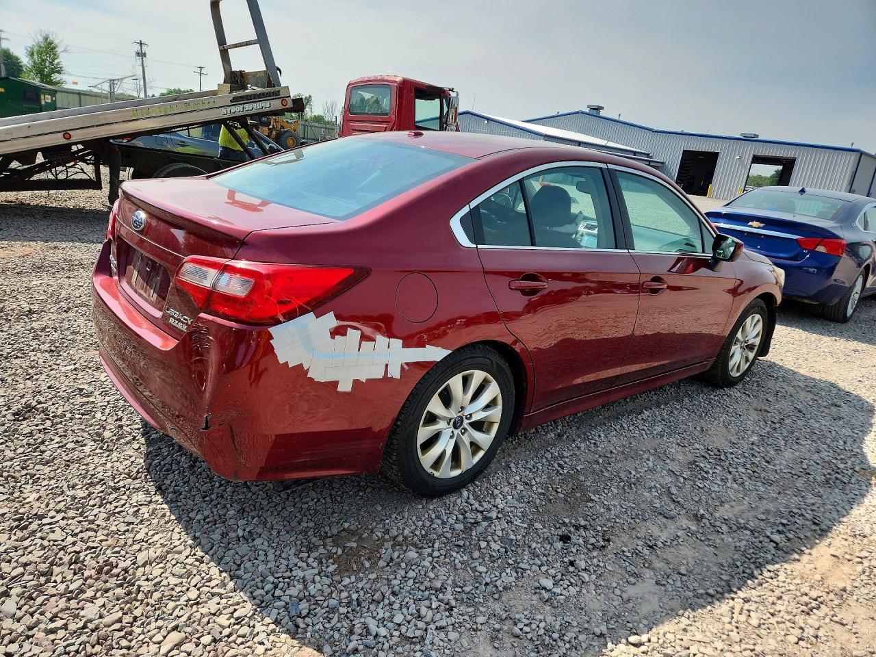2015 Subaru Legacy 2.5i Premium Red vin: 4S3BNAC62F3030334