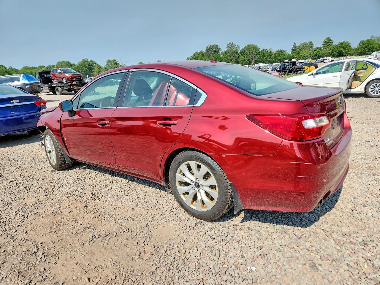 2015 Subaru Legacy 2.5i Premium Red vin: 4S3BNAC62F3030334