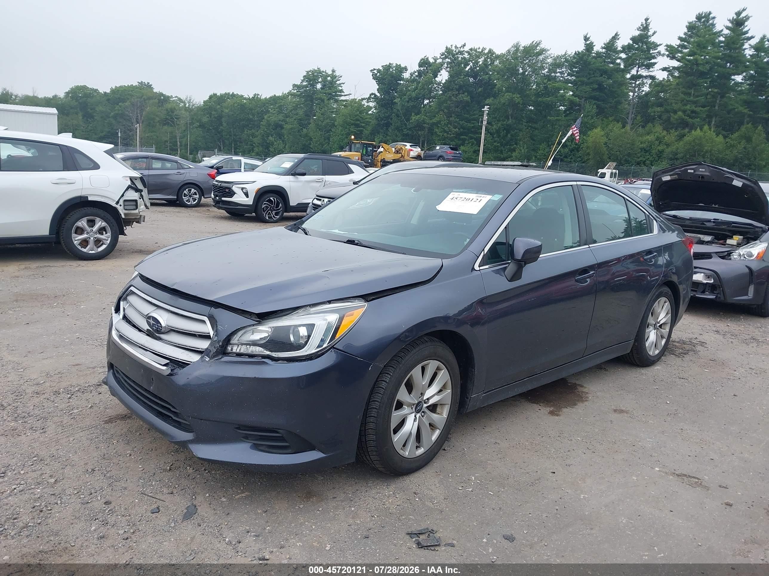 2015 Subaru Legacy 2.5i Premium Gray vin: 4S3BNAC62F3051748
