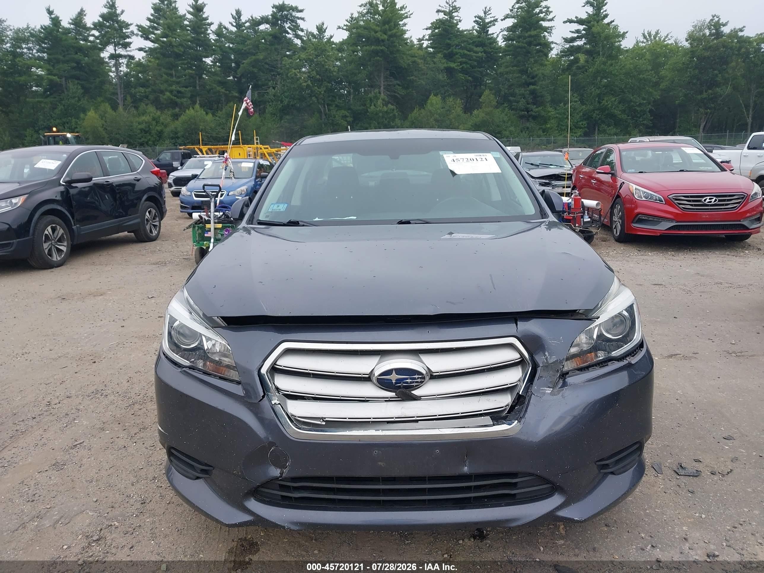 2015 Subaru Legacy 2.5i Premium Gray vin: 4S3BNAC62F3051748