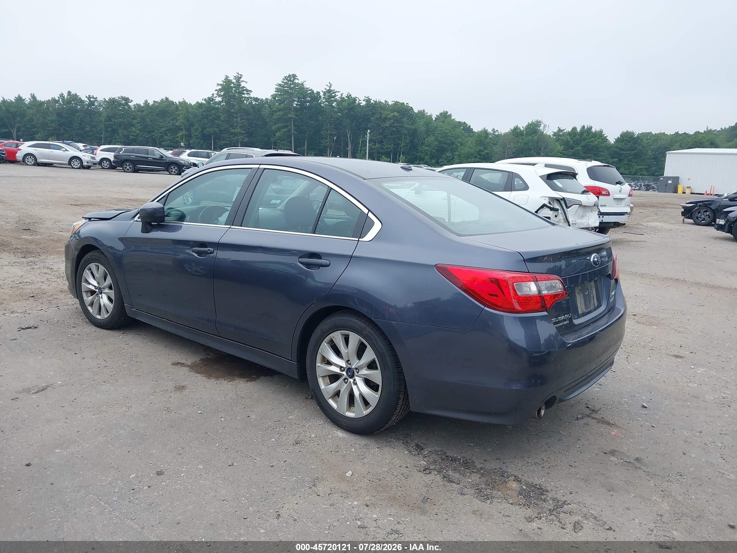 2015 Subaru Legacy 2.5i Premium Gray vin: 4S3BNAC62F3051748