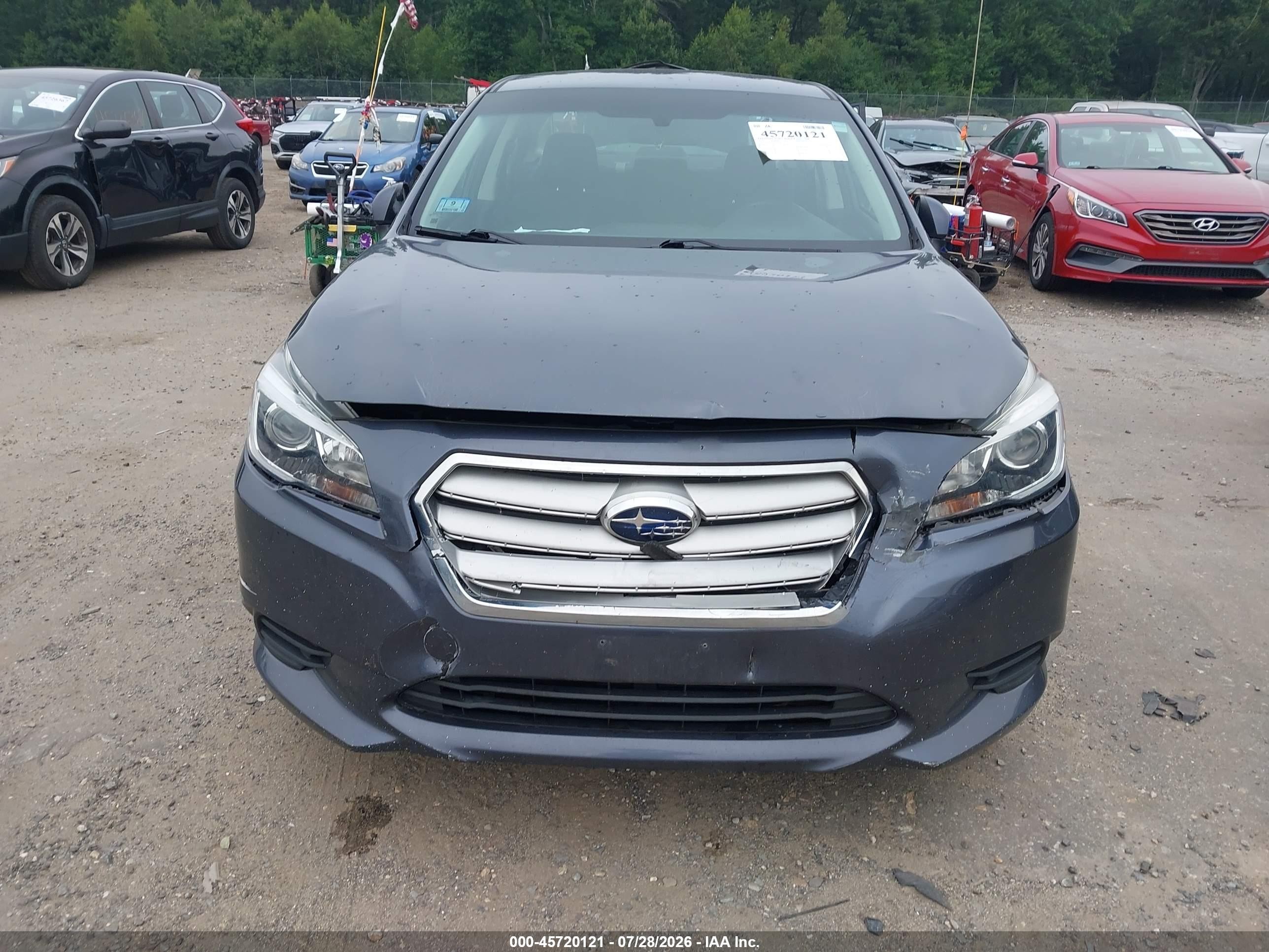 2015 Subaru Legacy 2.5i Premium Gray vin: 4S3BNAC62F3051748