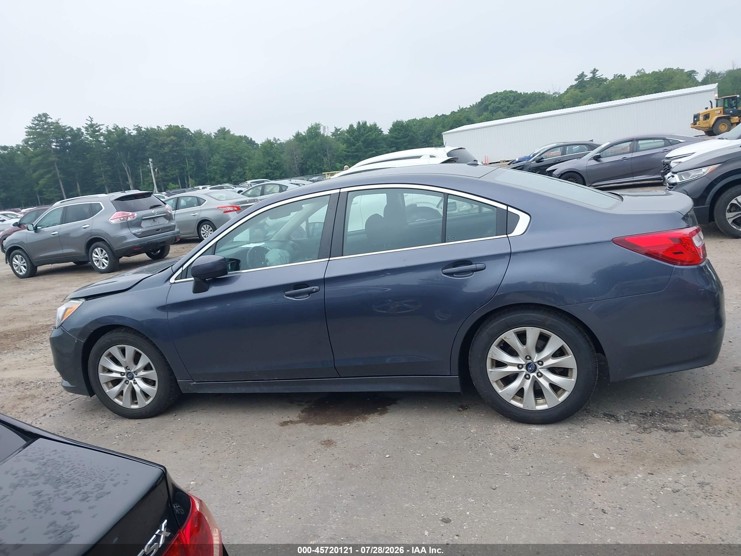 2015 Subaru Legacy 2.5i Premium Gray vin: 4S3BNAC62F3051748