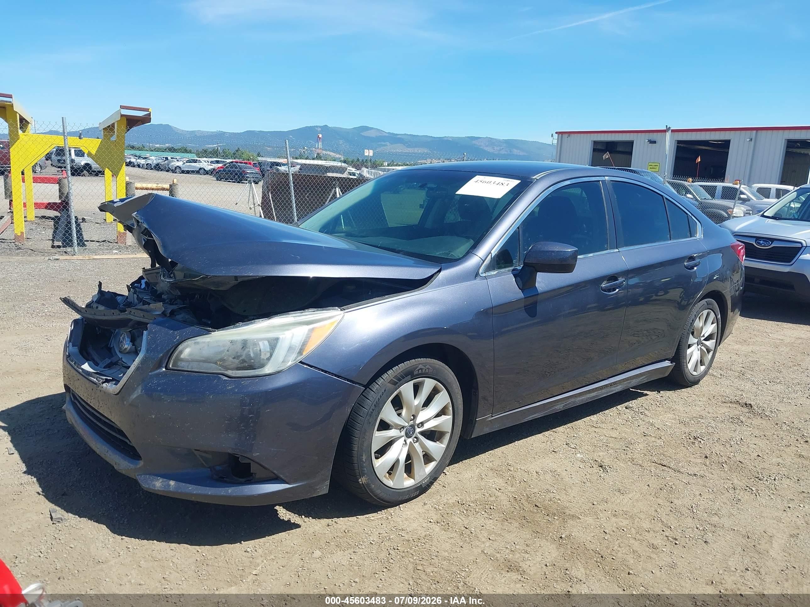 2015 Subaru Legacy 2.5i Premium Синий vin: 4S3BNAC62F3056142