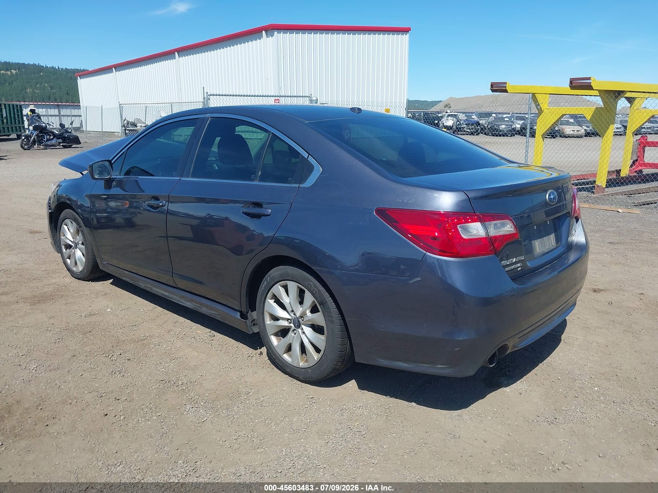 2015 Subaru Legacy 2.5i Premium Синий vin: 4S3BNAC62F3056142