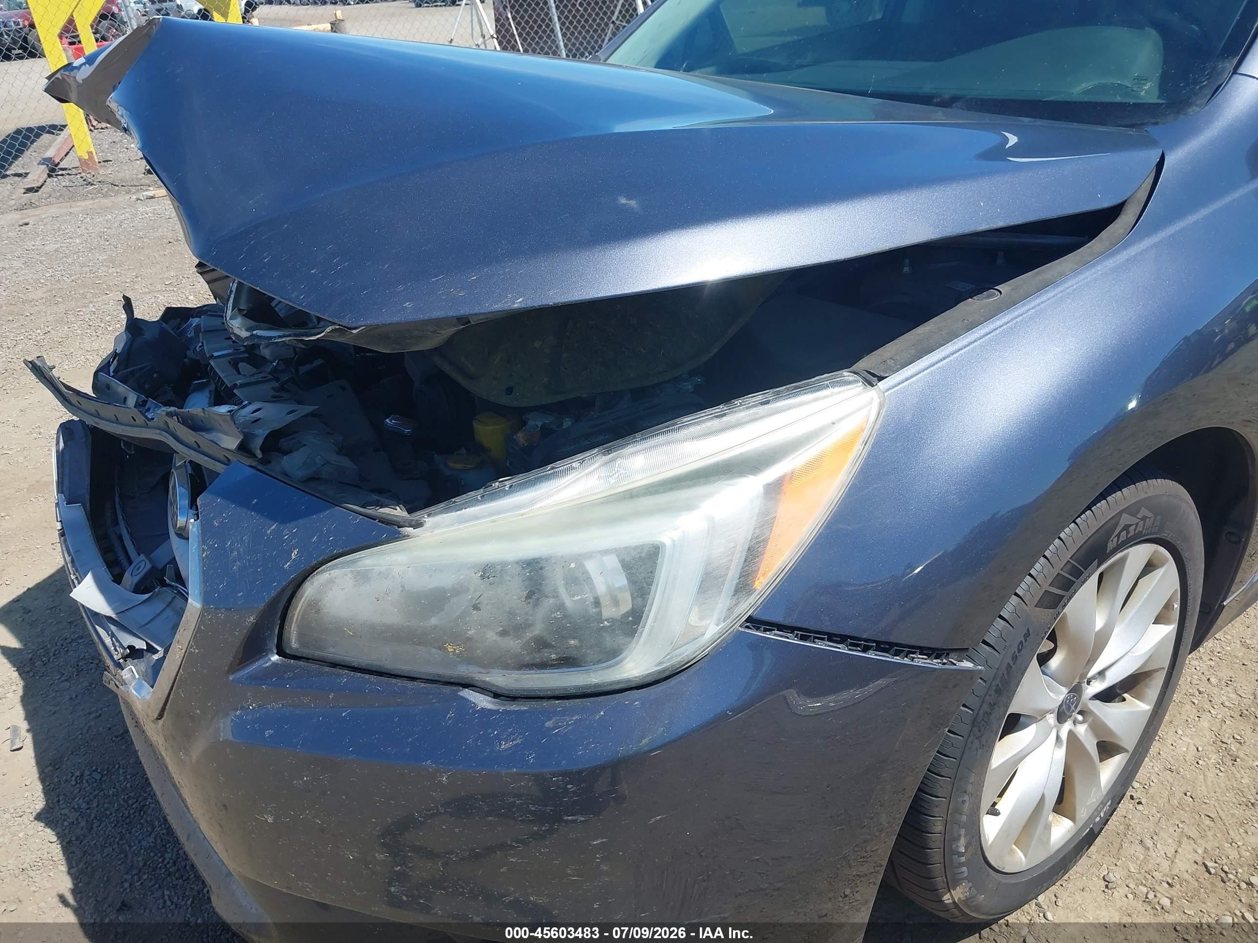 2015 Subaru Legacy 2.5i Premium Синий vin: 4S3BNAC62F3056142