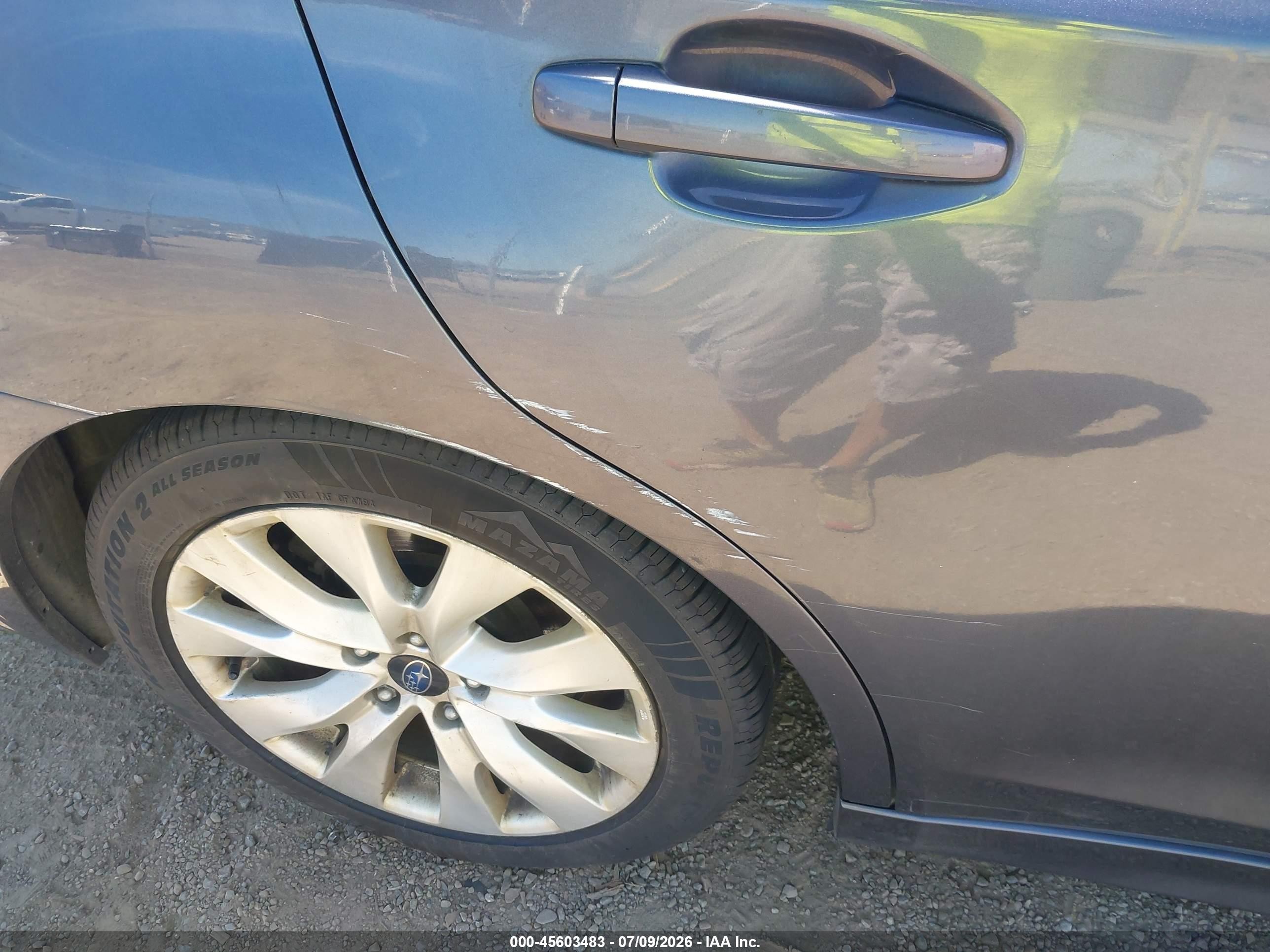 2015 Subaru Legacy 2.5i Premium Синий vin: 4S3BNAC62F3056142