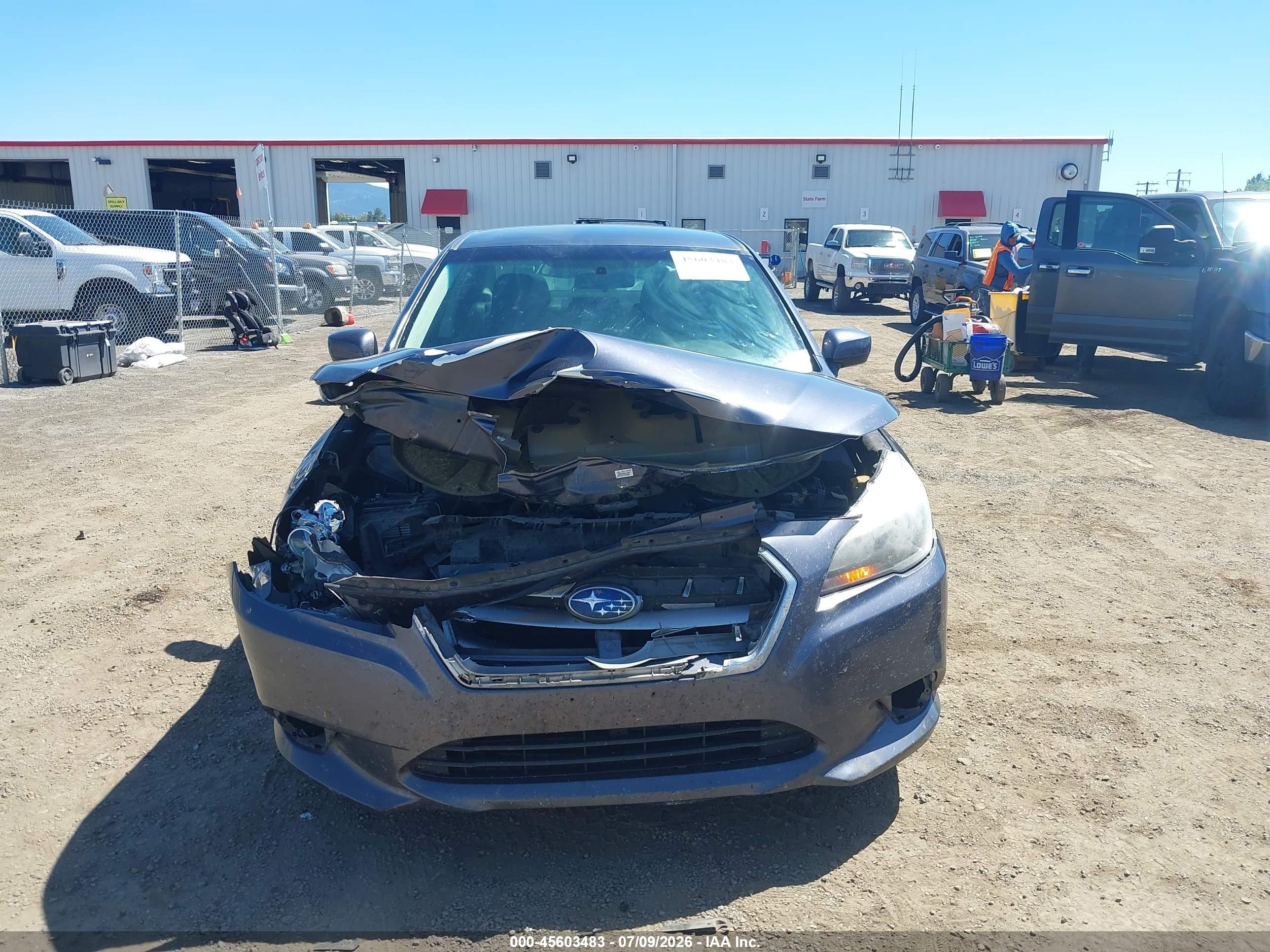 2015 Subaru Legacy 2.5i Premium Синий vin: 4S3BNAC62F3056142