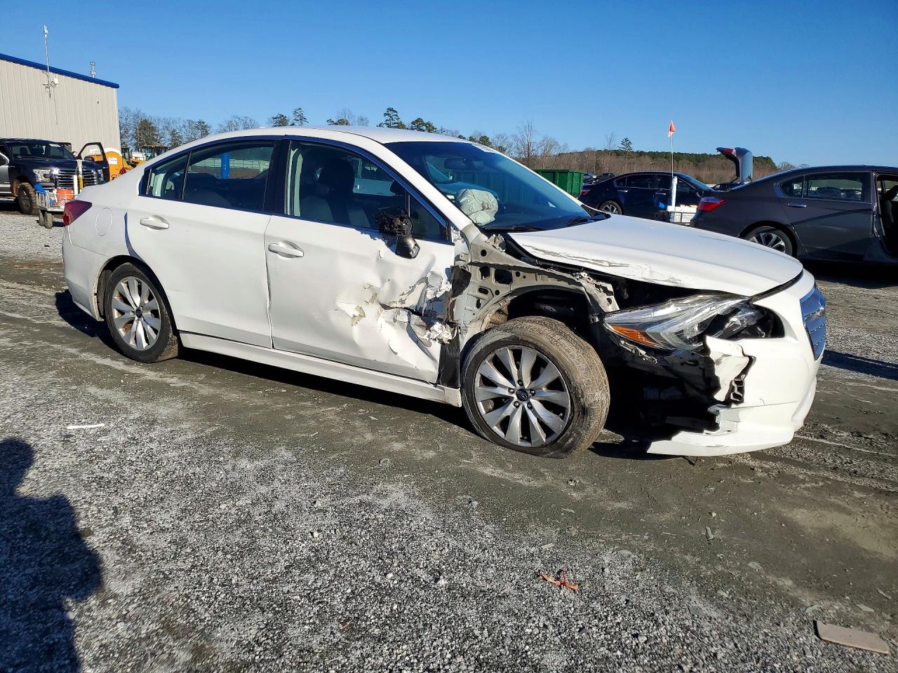 2016 Subaru Legacy 2.5i Premium White vin: 4S3BNAC62G3015236
