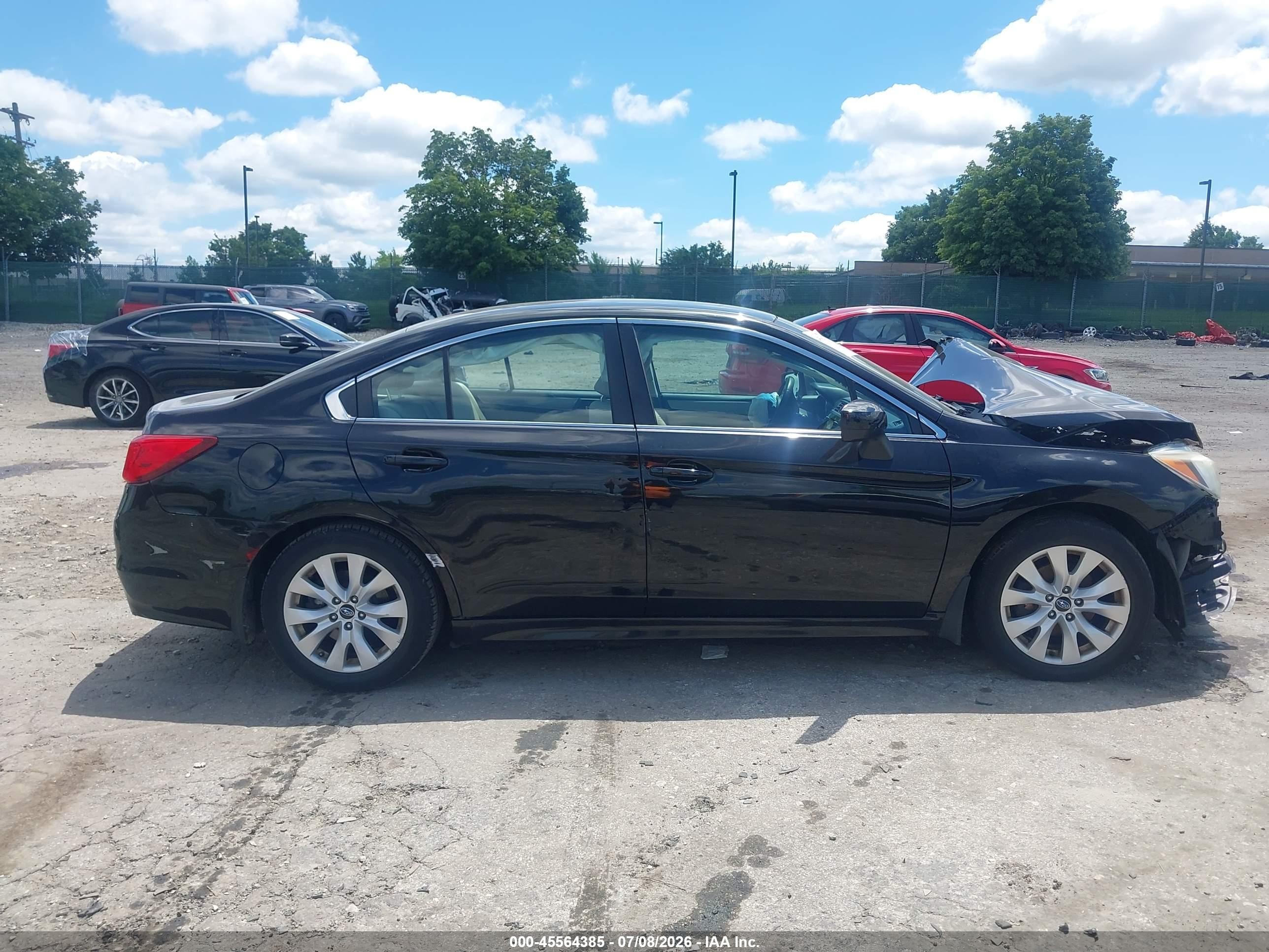 2015 Subaru Legacy 2.5i Premium Black vin: 4S3BNAC63F3002851