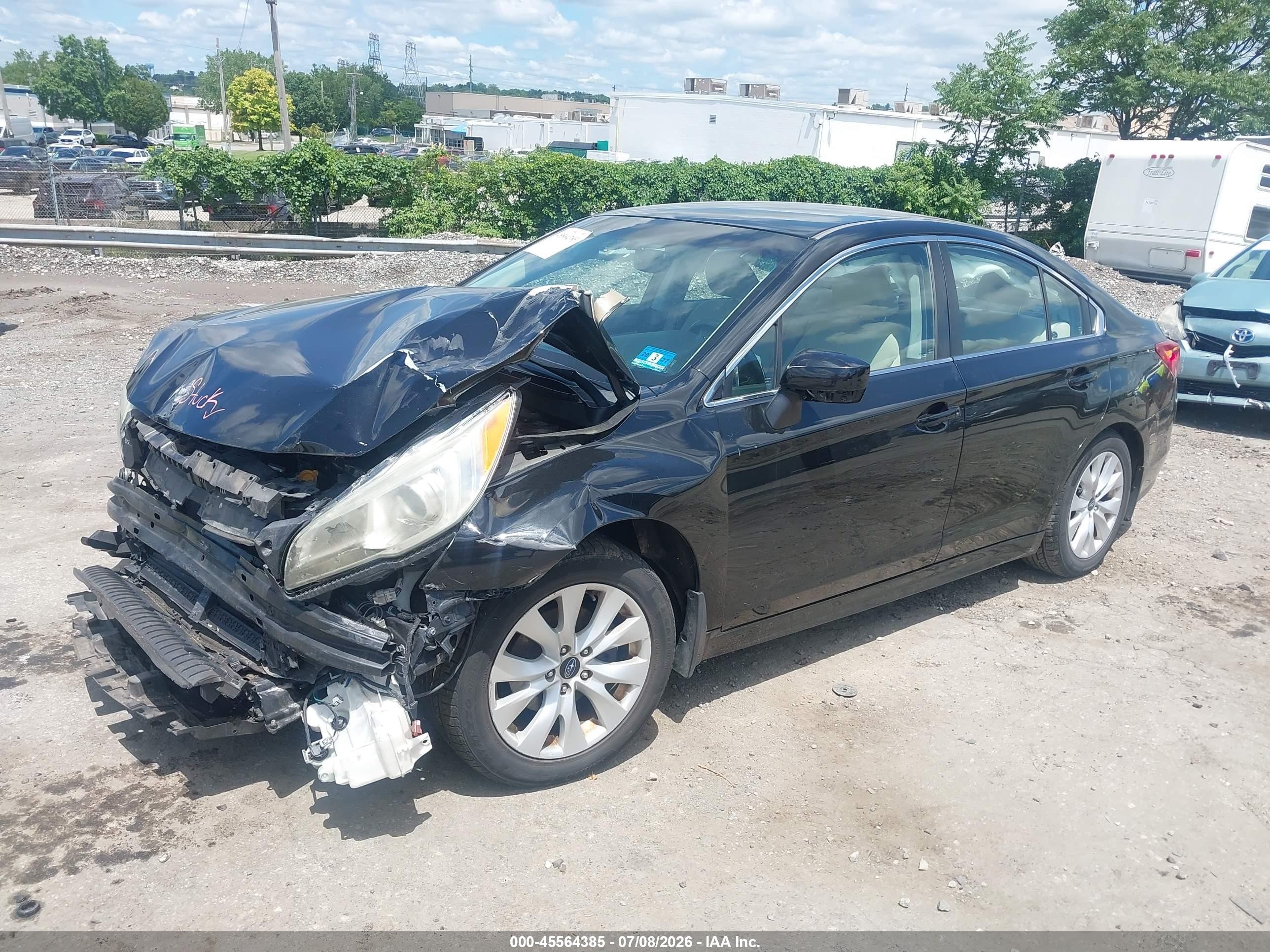 2015 Subaru Legacy 2.5i Premium Black vin: 4S3BNAC63F3002851