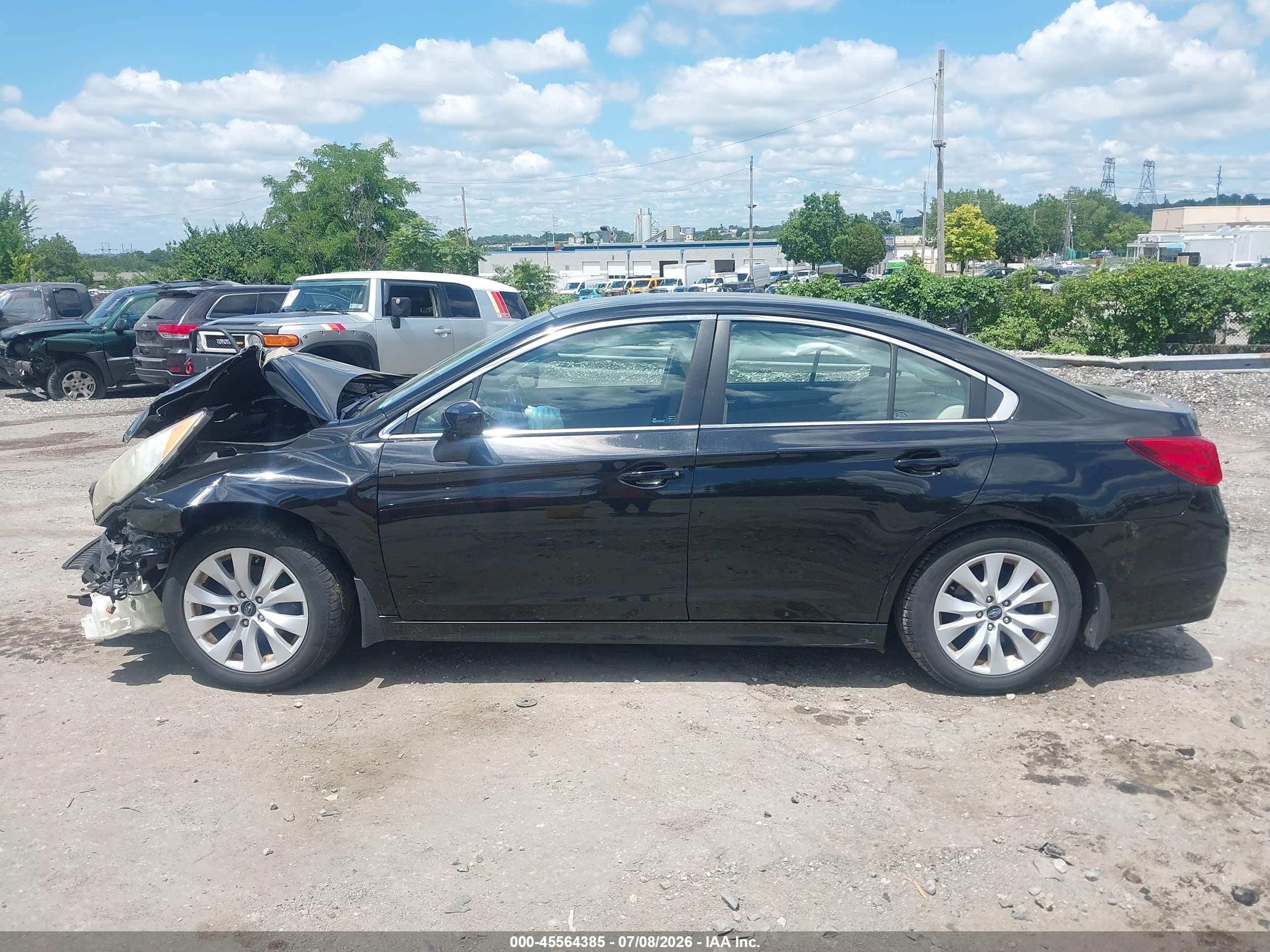 2015 Subaru Legacy 2.5i Premium Black vin: 4S3BNAC63F3002851