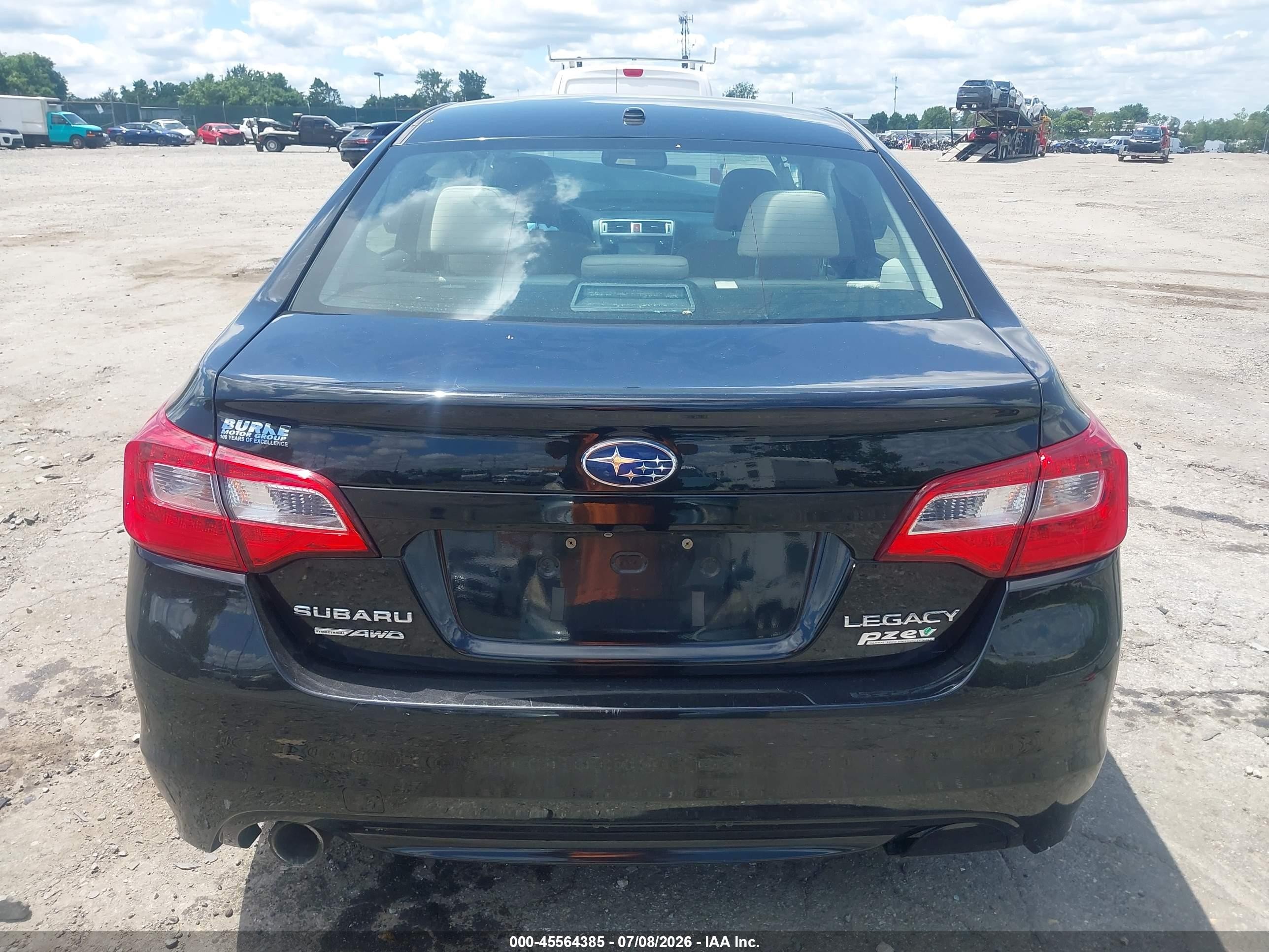 2015 Subaru Legacy 2.5i Premium Black vin: 4S3BNAC63F3002851