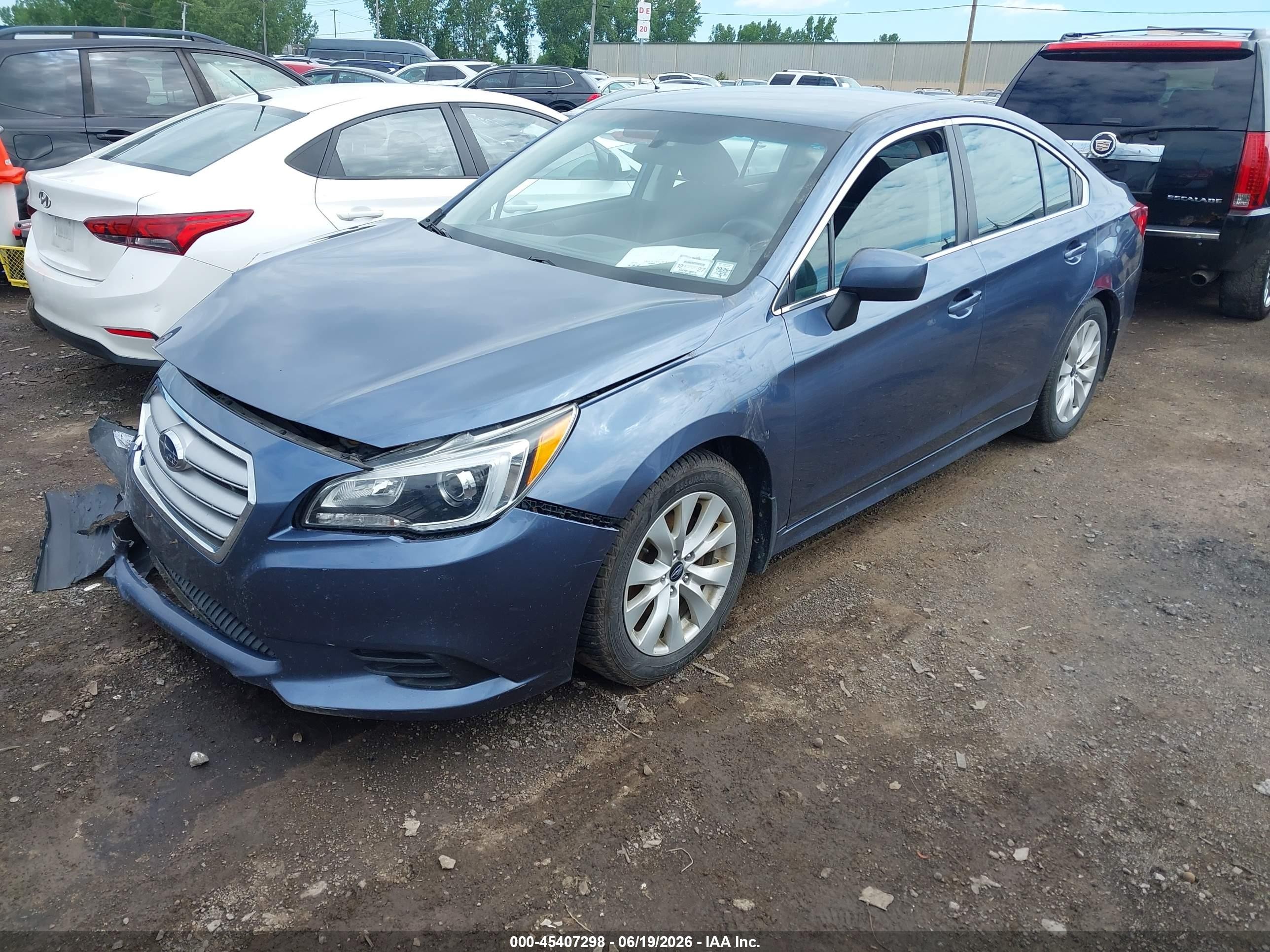 2015 Subaru Legacy 2.5i Premium Gray vin: 4S3BNAC64F3059236