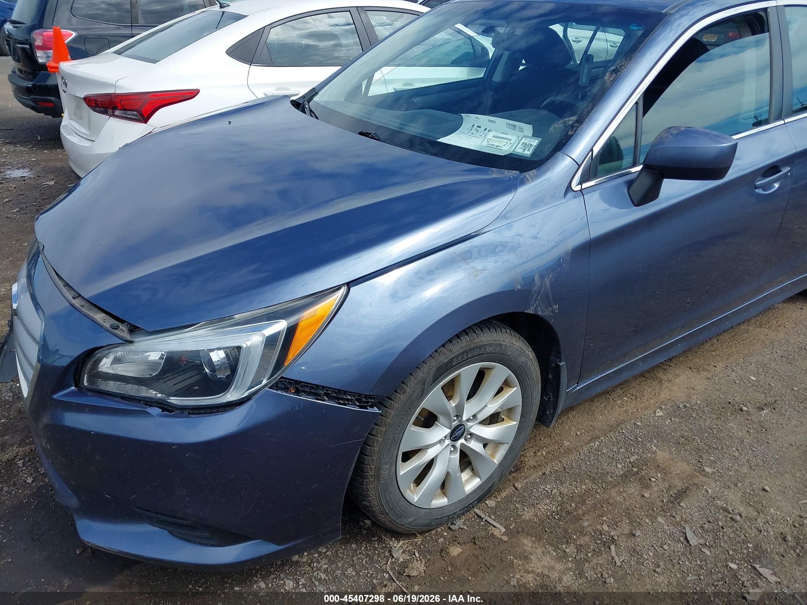 2015 Subaru Legacy 2.5i Premium Gray vin: 4S3BNAC64F3059236