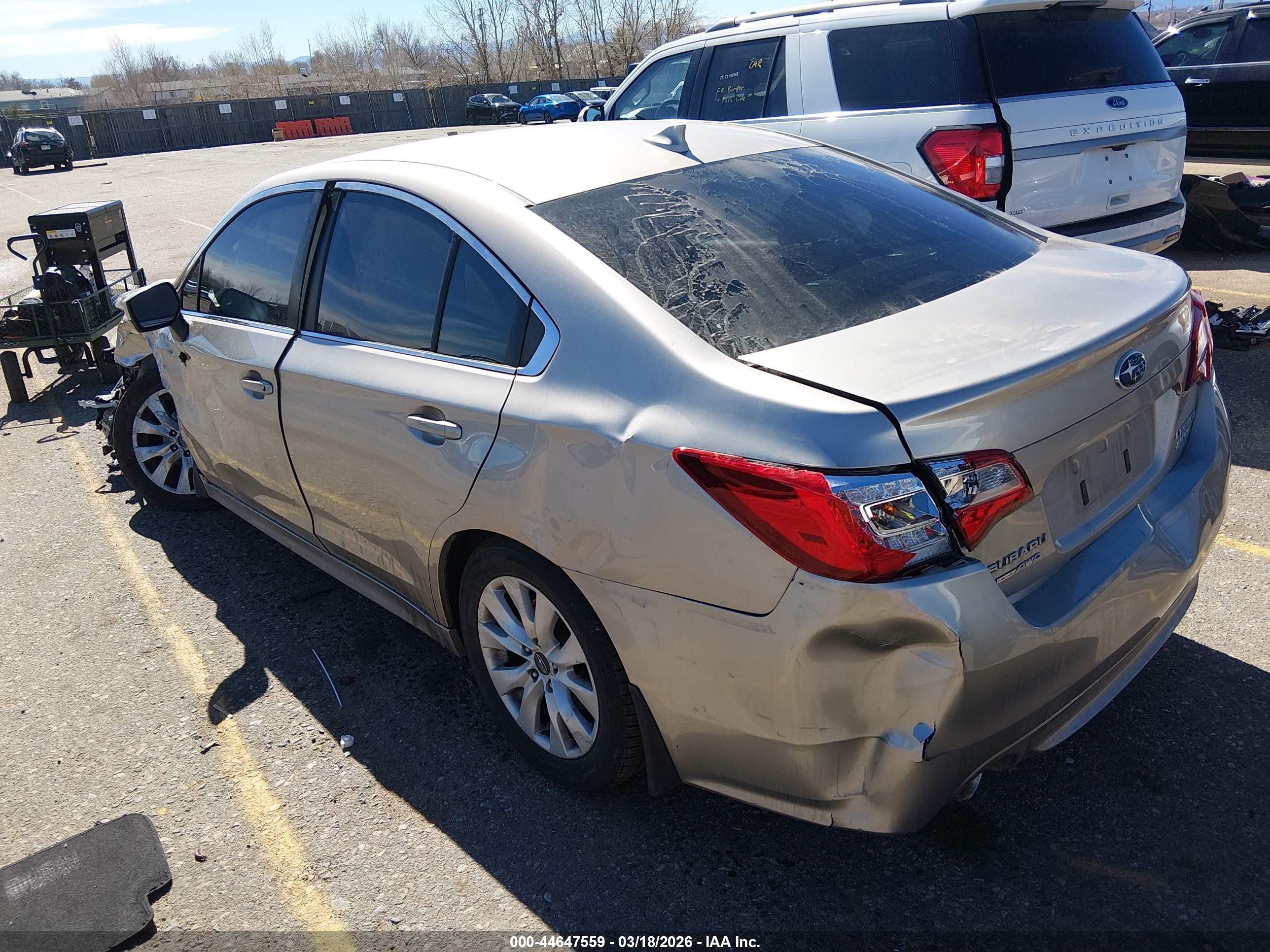 2017 Subaru Legacy 2.5i Premium Pewter vin: 4S3BNAC64H3023355